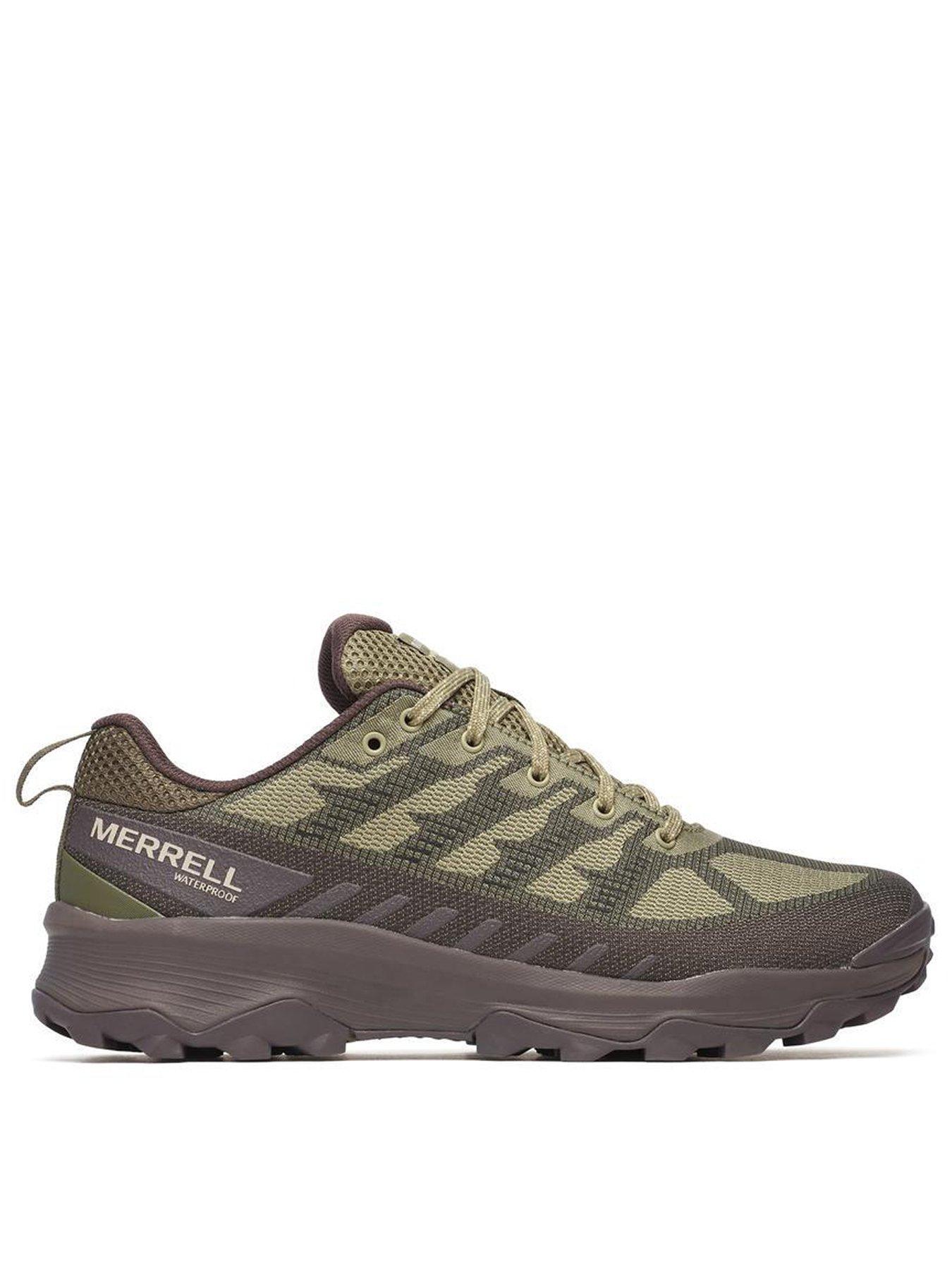  image of merrell-mens-speed-waterproof-hiking-shoes-grey