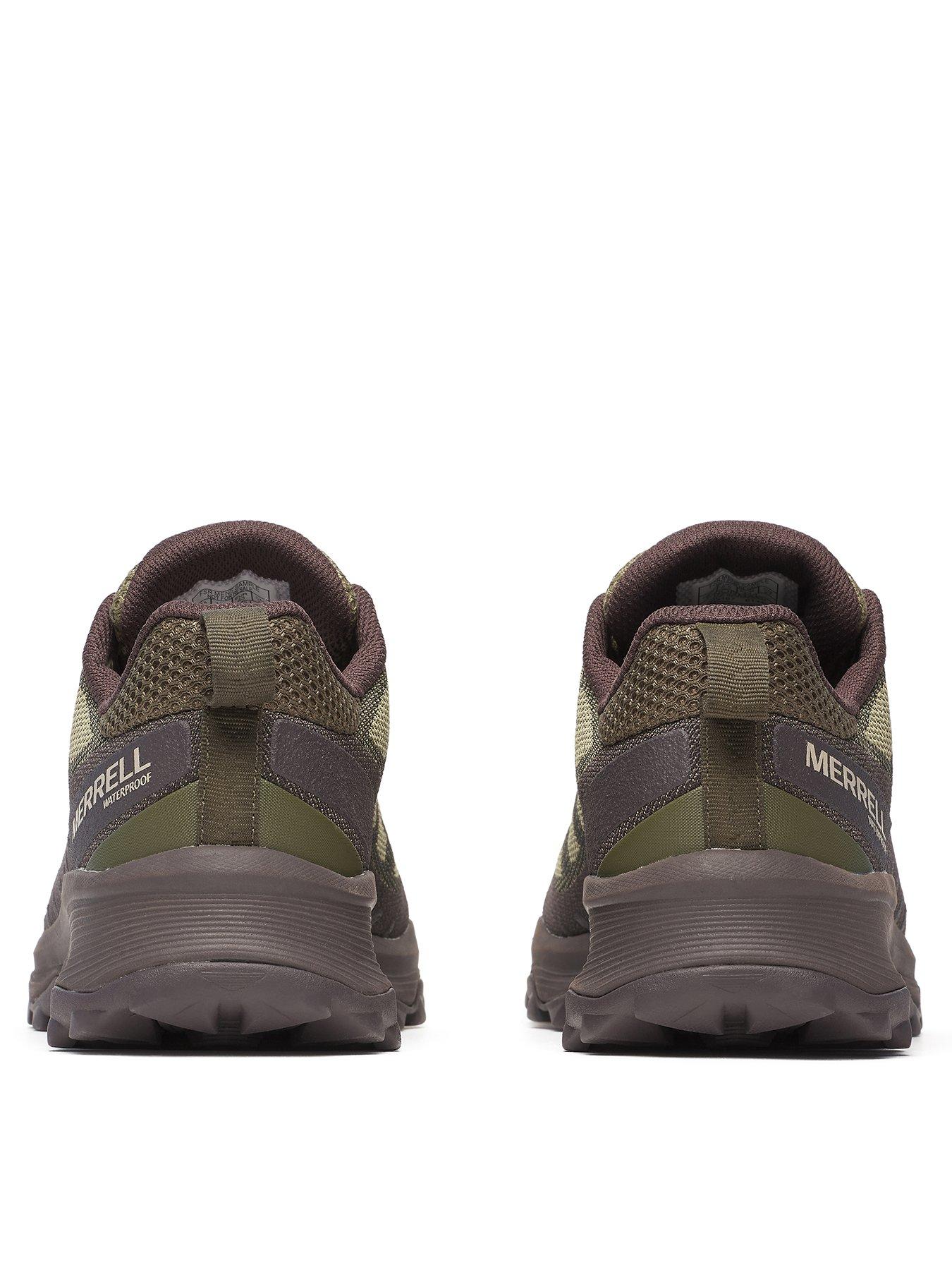  image of merrell-mens-speed-waterproof-hiking-shoes-grey