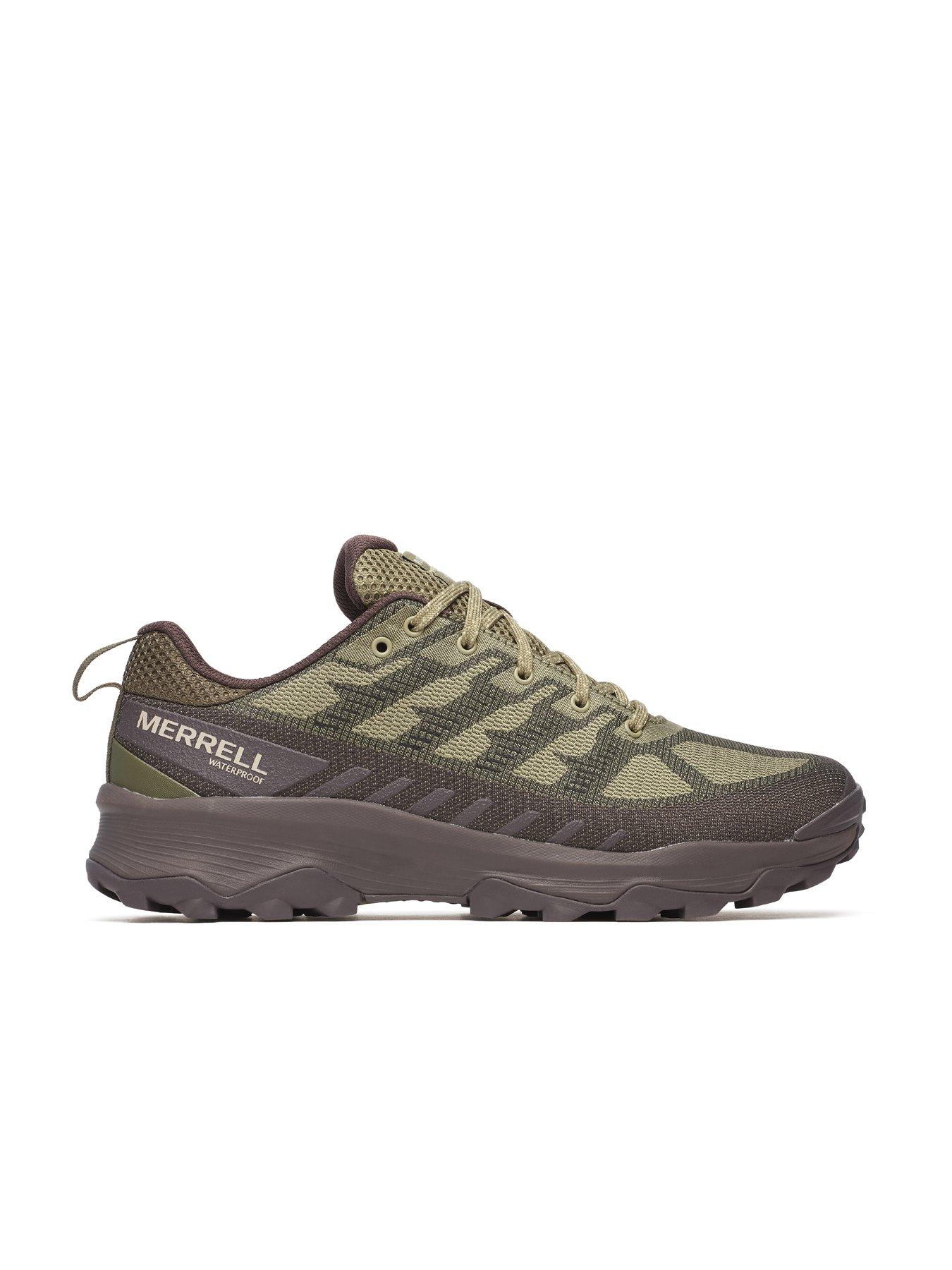  image of merrell-mens-speed-waterproof-hiking-shoes-grey
