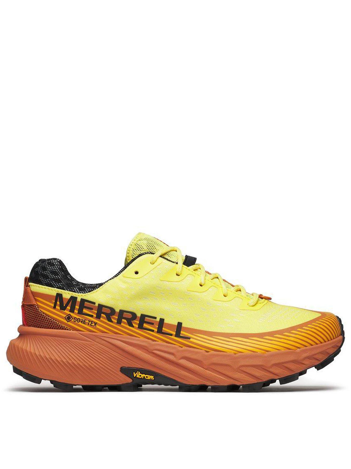 Merrell Mens Agility Peak 5 Goretex trail Running Shoes - Orange