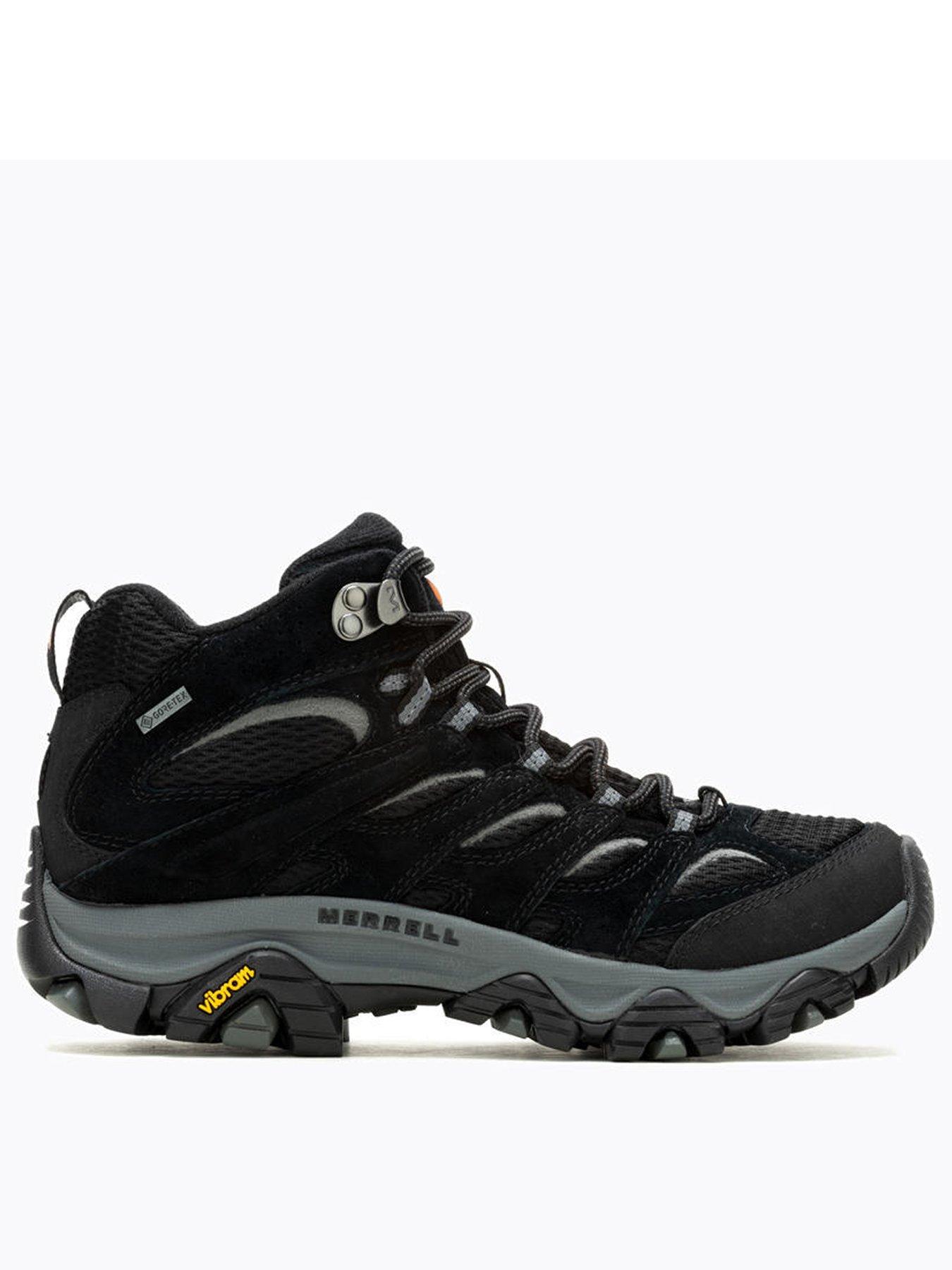 Merrell Women's Moab Mid GORE-TEX Hiking Boots - Black/Grey
