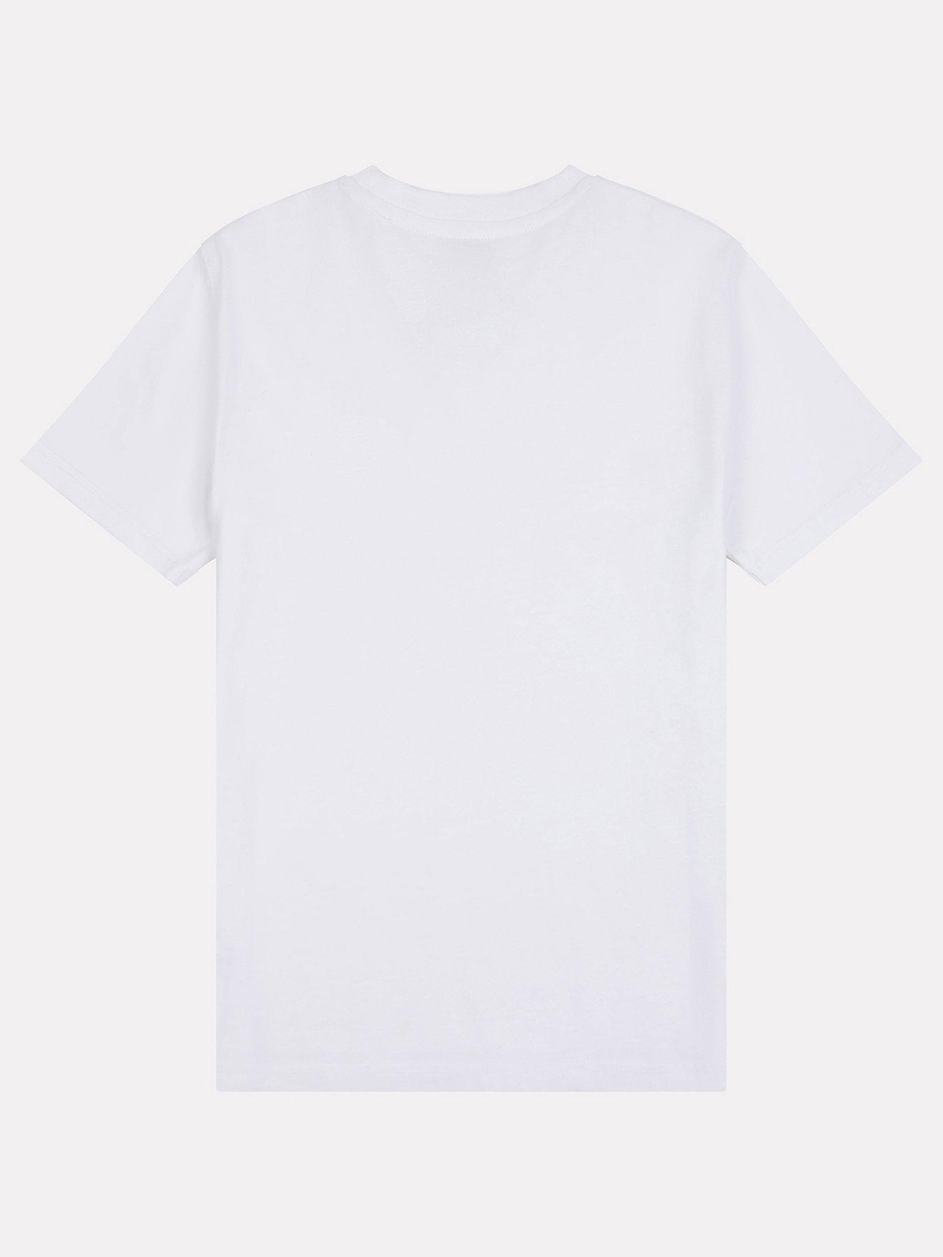  image of new-balance-junior-boys-jersey-small-logo-tee-white