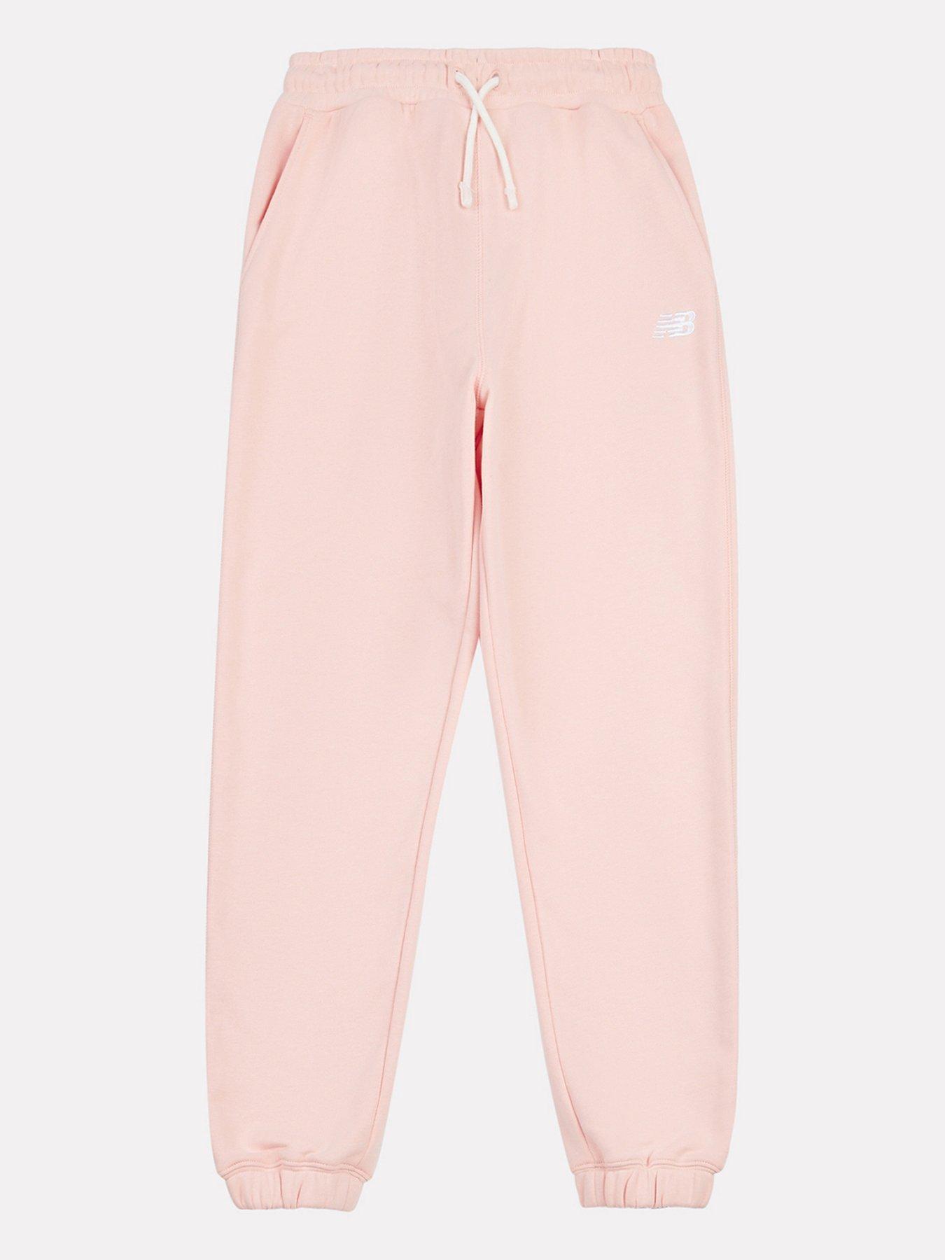 undefined Junior Girls French Terry Small Logo Jogger - Light Pink