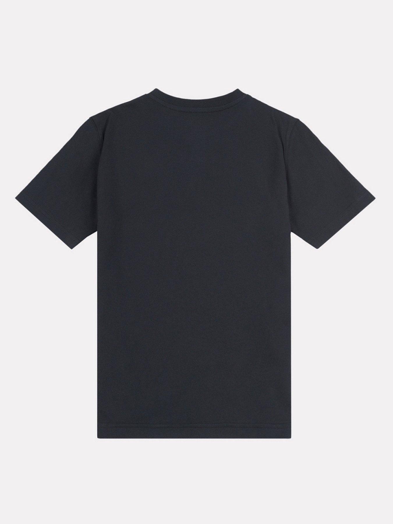  image of new-balance-junior-girls-jersey-small-logo-tee-black