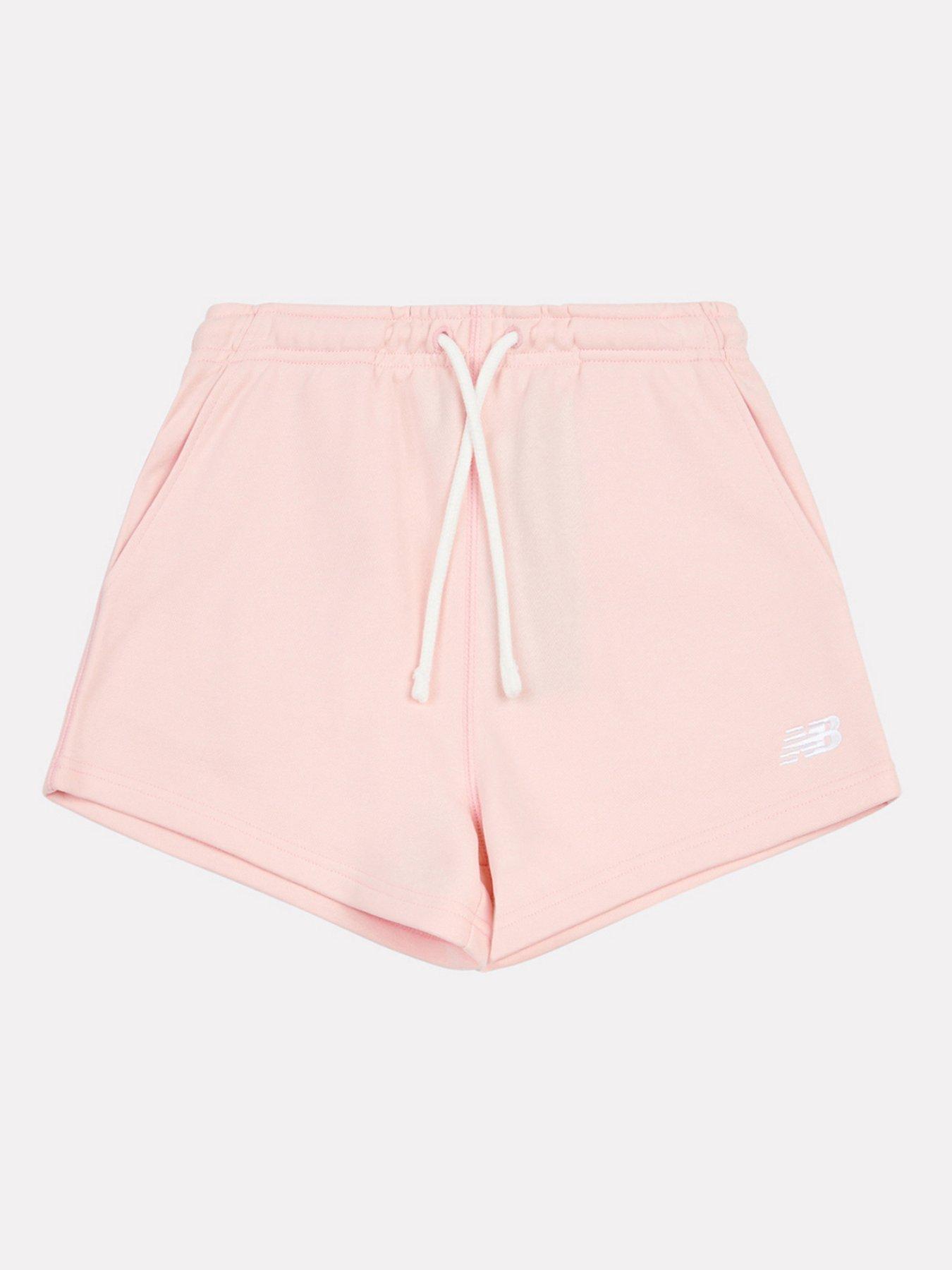undefined Junior Girls French Terry Small Logo Short - Light Pink