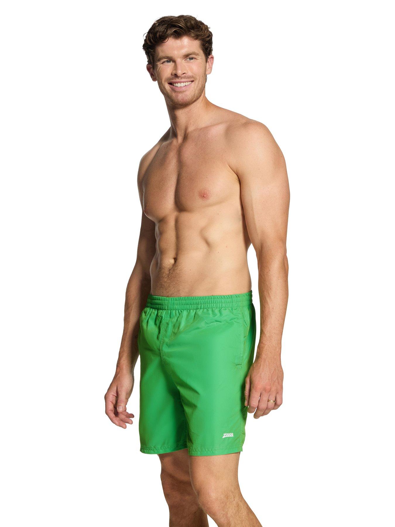  image of zoggs-mens-essentials-penrith-nbsp17-inch-shorts-green