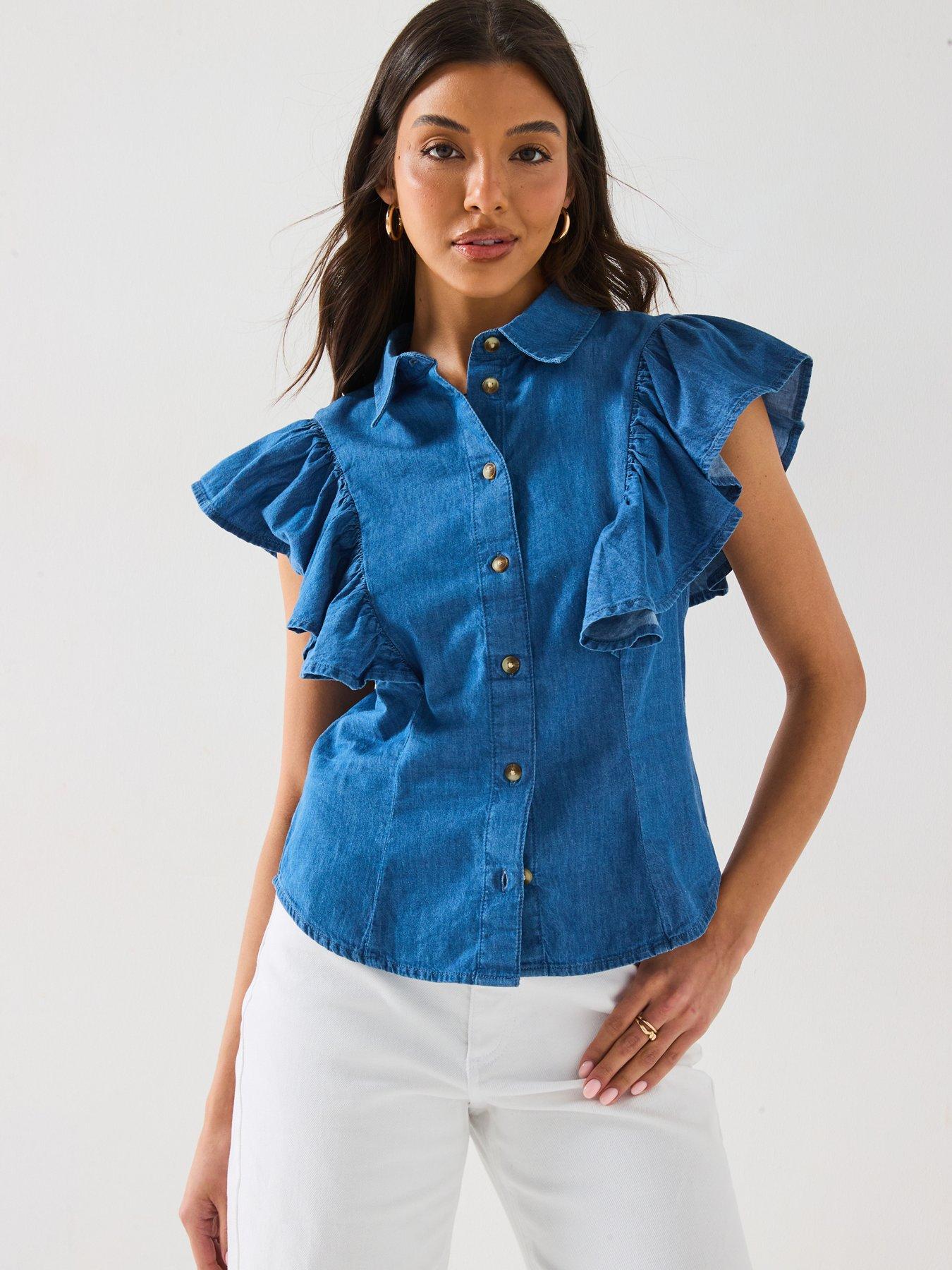 v-by-very-denim-ruffle-shirt-mid-wash
