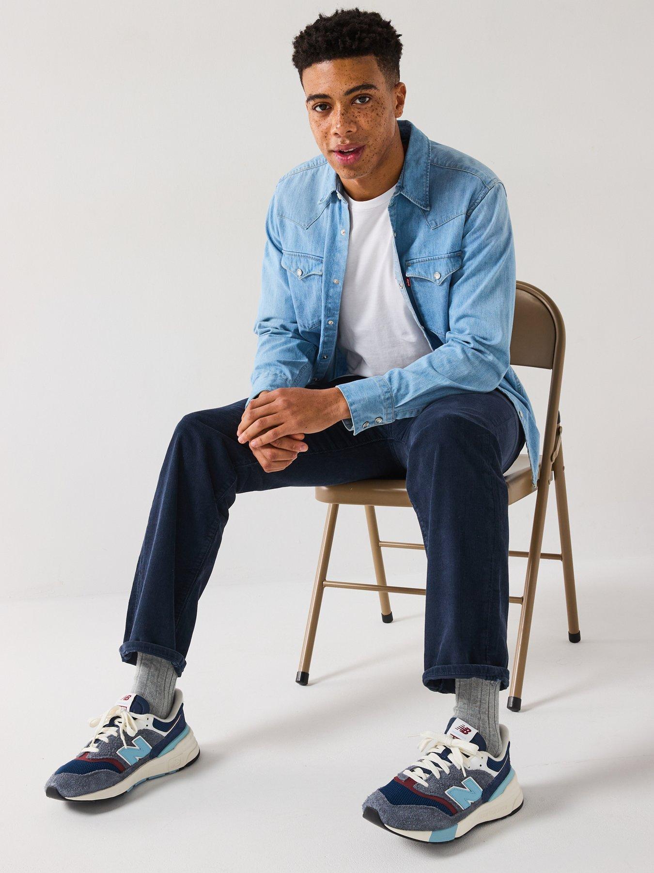  image of levis-555-relaxed-straight-fit-jeans-nightfall-navy-dark-blue