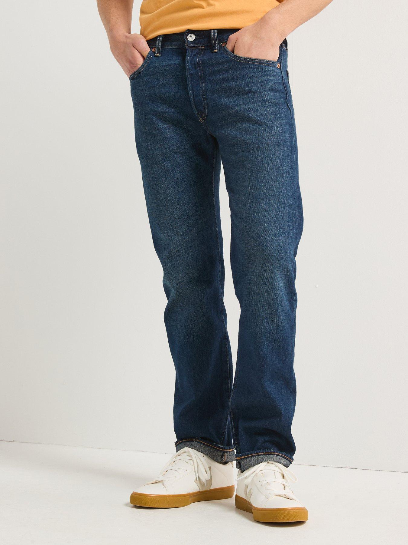 Levi's 501 Original Straight Fit Jeans On The Borderline Dark