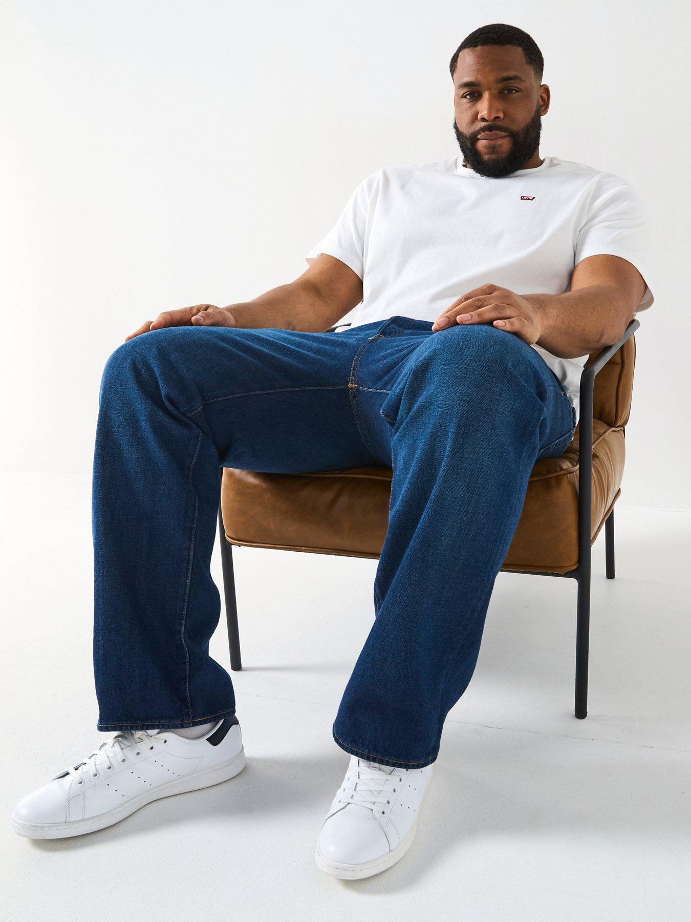  image of levis-501-original-straight-fit-big-amp-tall-jeans-10ft-over-head-blue