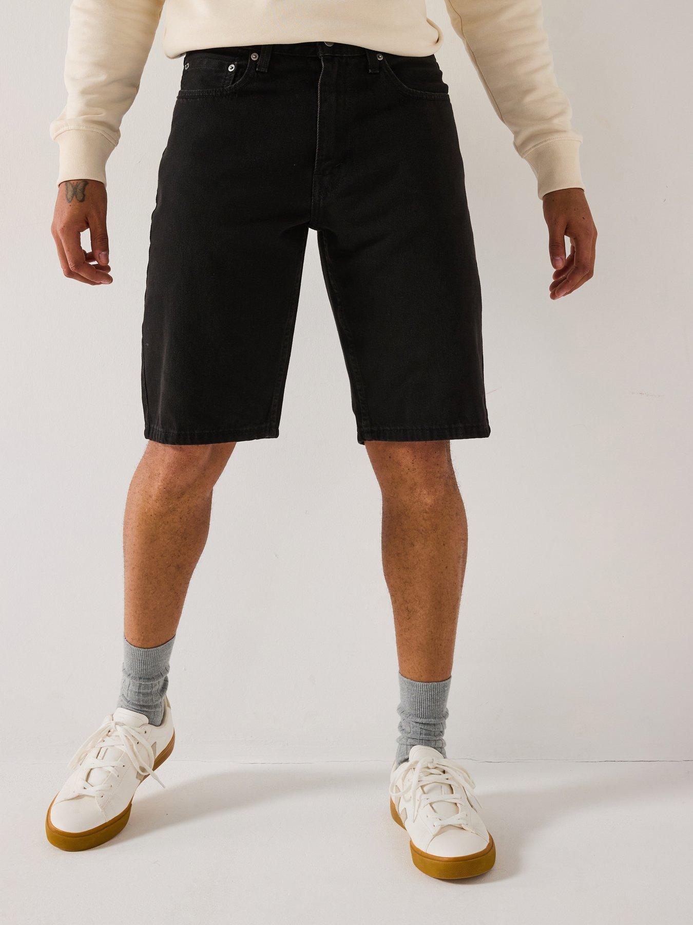 levis-469-loose-fit-denim-shorts--slow-walker--black