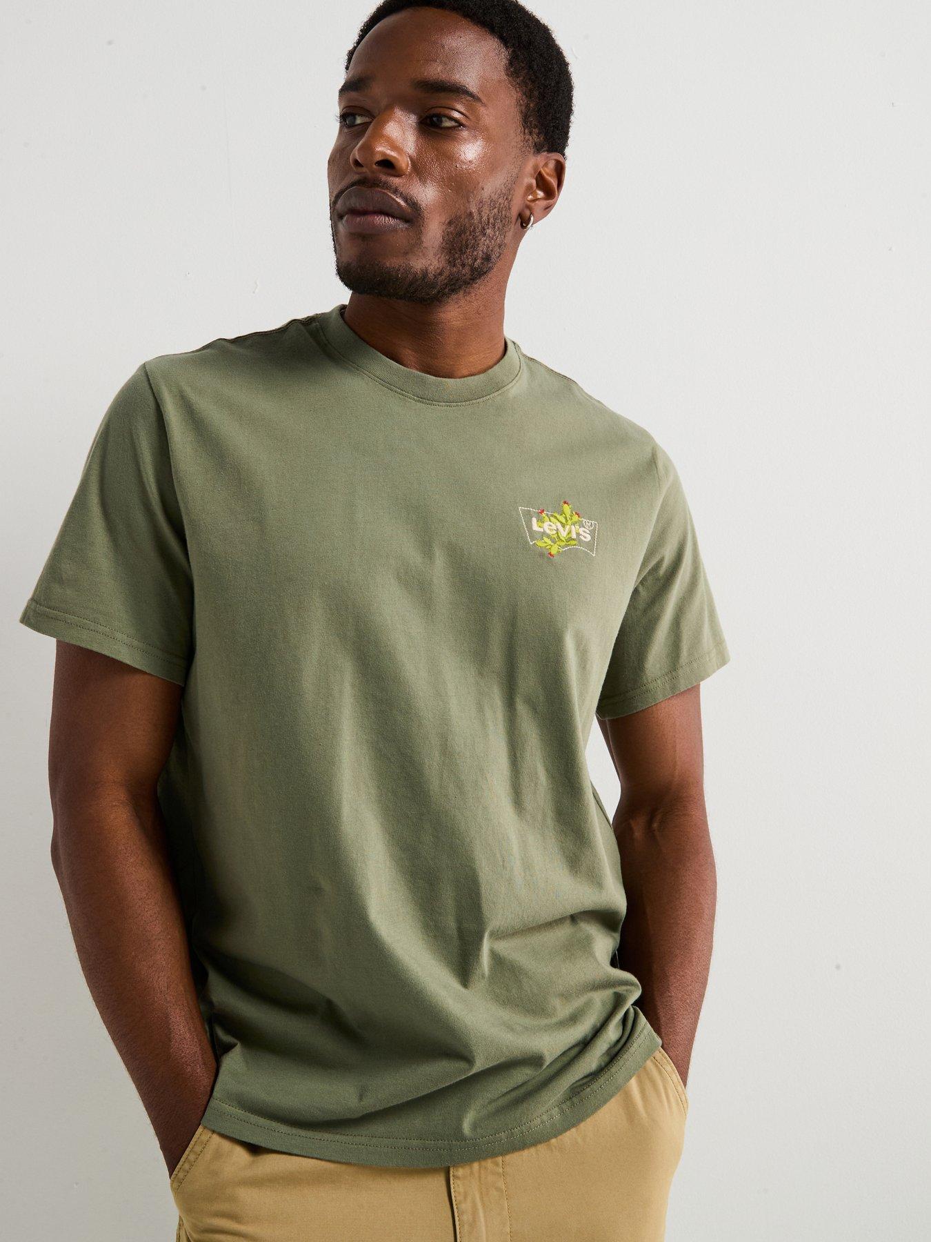  image of levis-relaxed-fit-short-sleeve-t-shirt--green