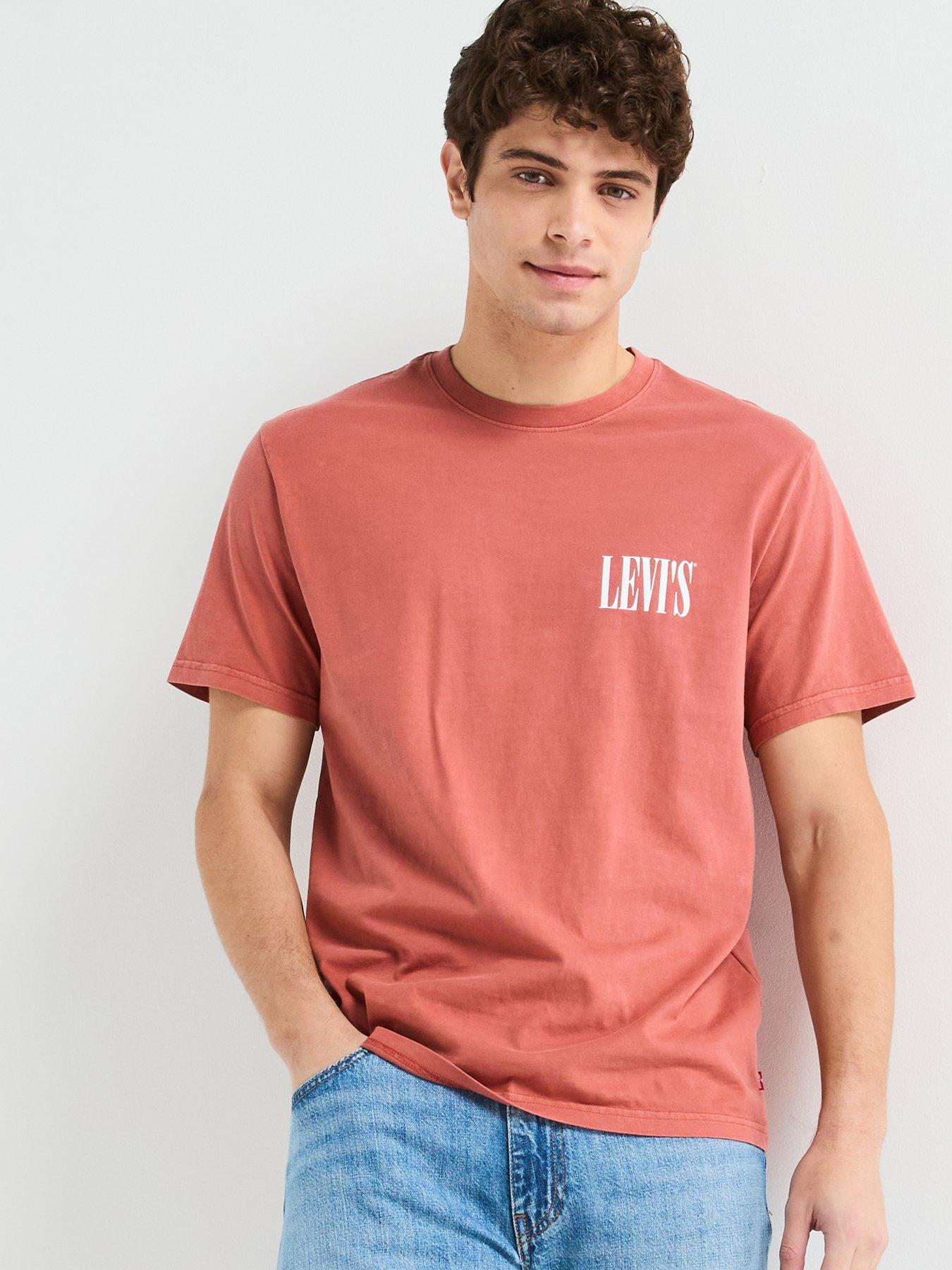 undefined Relaxed Fit Short Sleeve T-shirt- Red