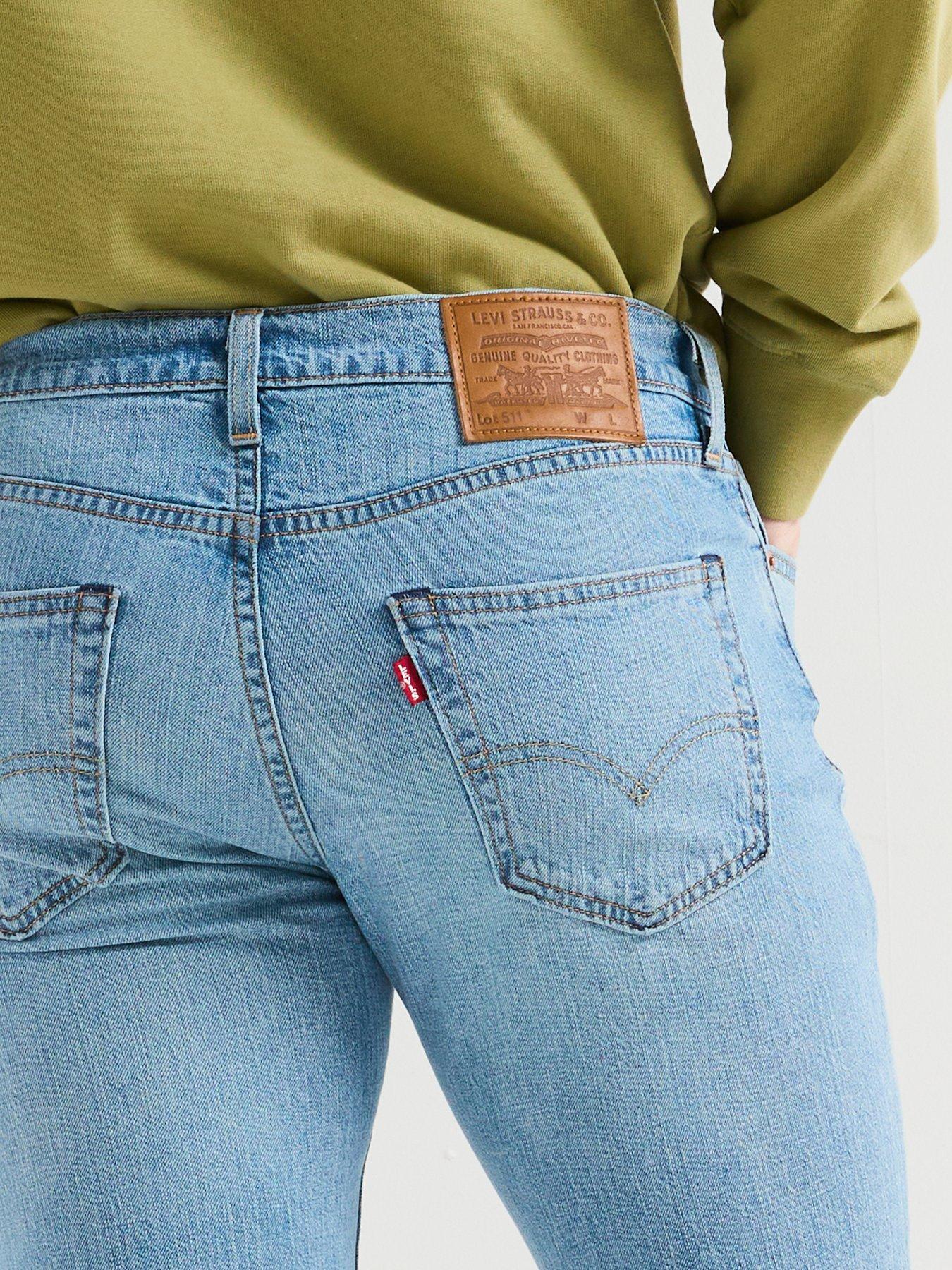  image of levis-levis-511t-slim-fit-linen-denim-jeans-on-the-horizon-ltwt-light-blue