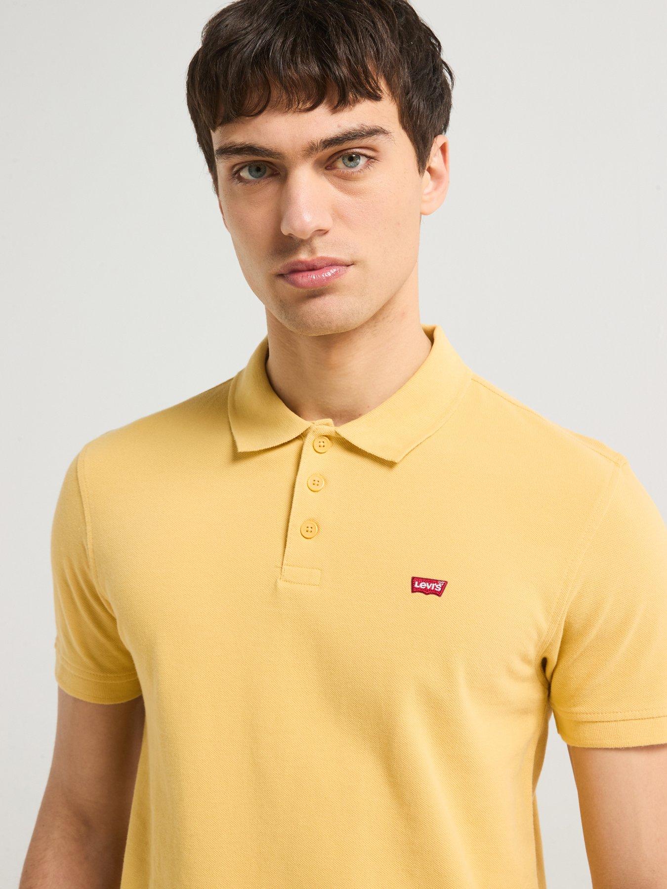  image of levis-housemark-logo-polo-shirt--yellow