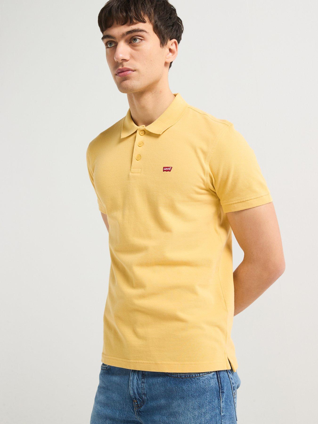 image of levis-housemark-logo-polo-shirt--yellow