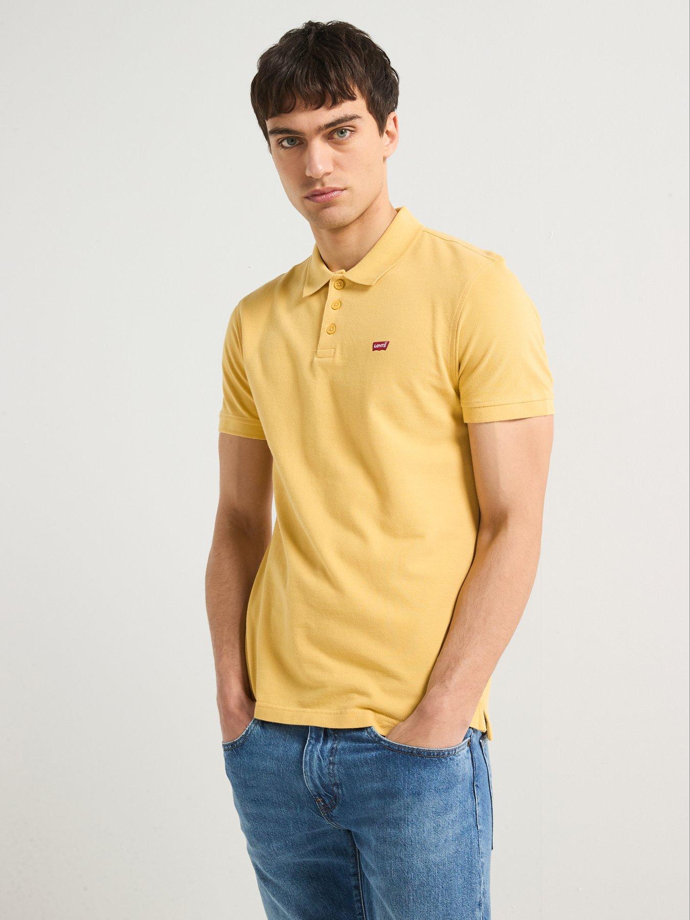  image of levis-housemark-logo-polo-shirt--yellow