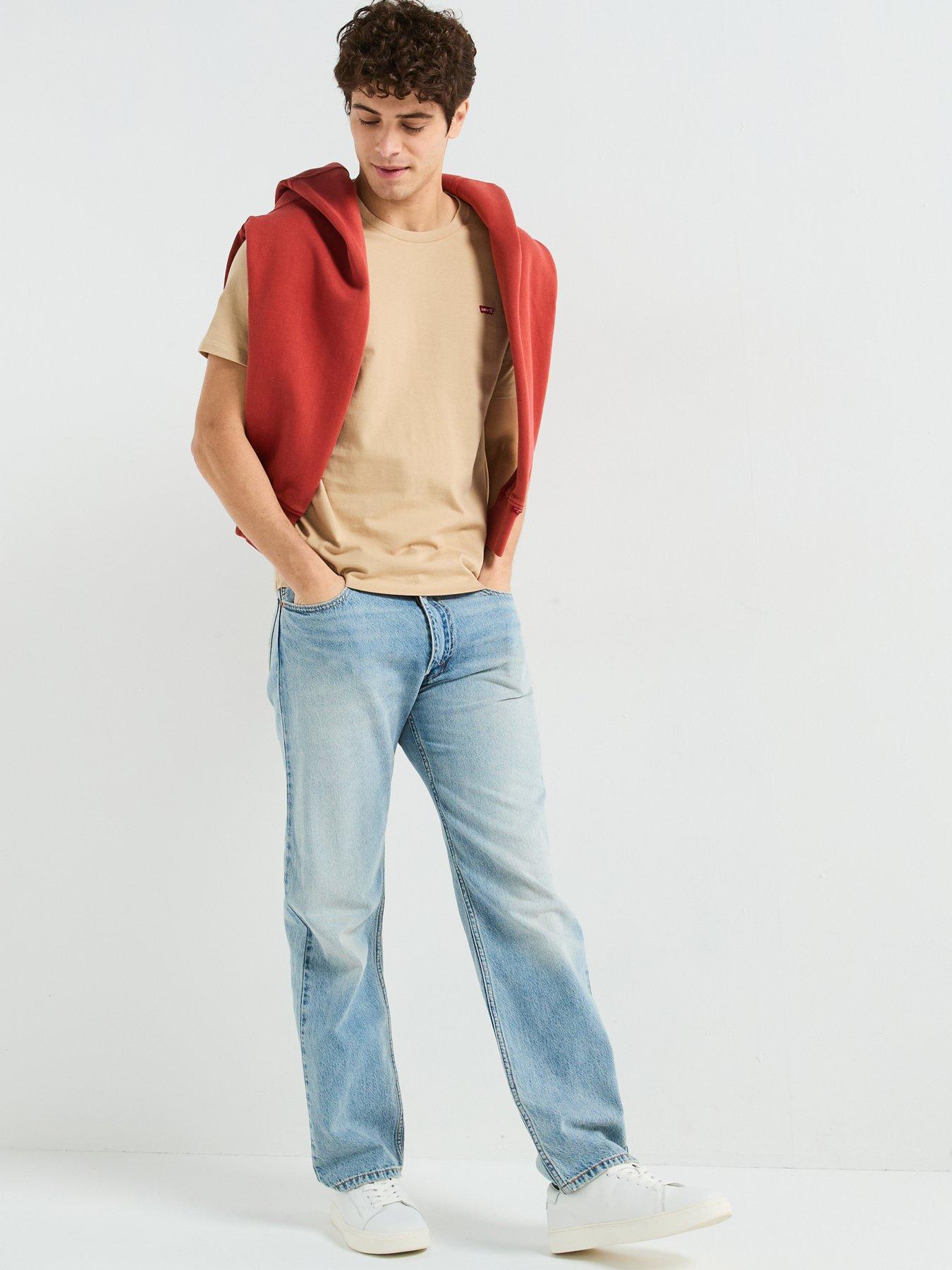 Image 5 of 6 of Levi's Short Sleeve Original Housemark Logo T-shirt- Beige