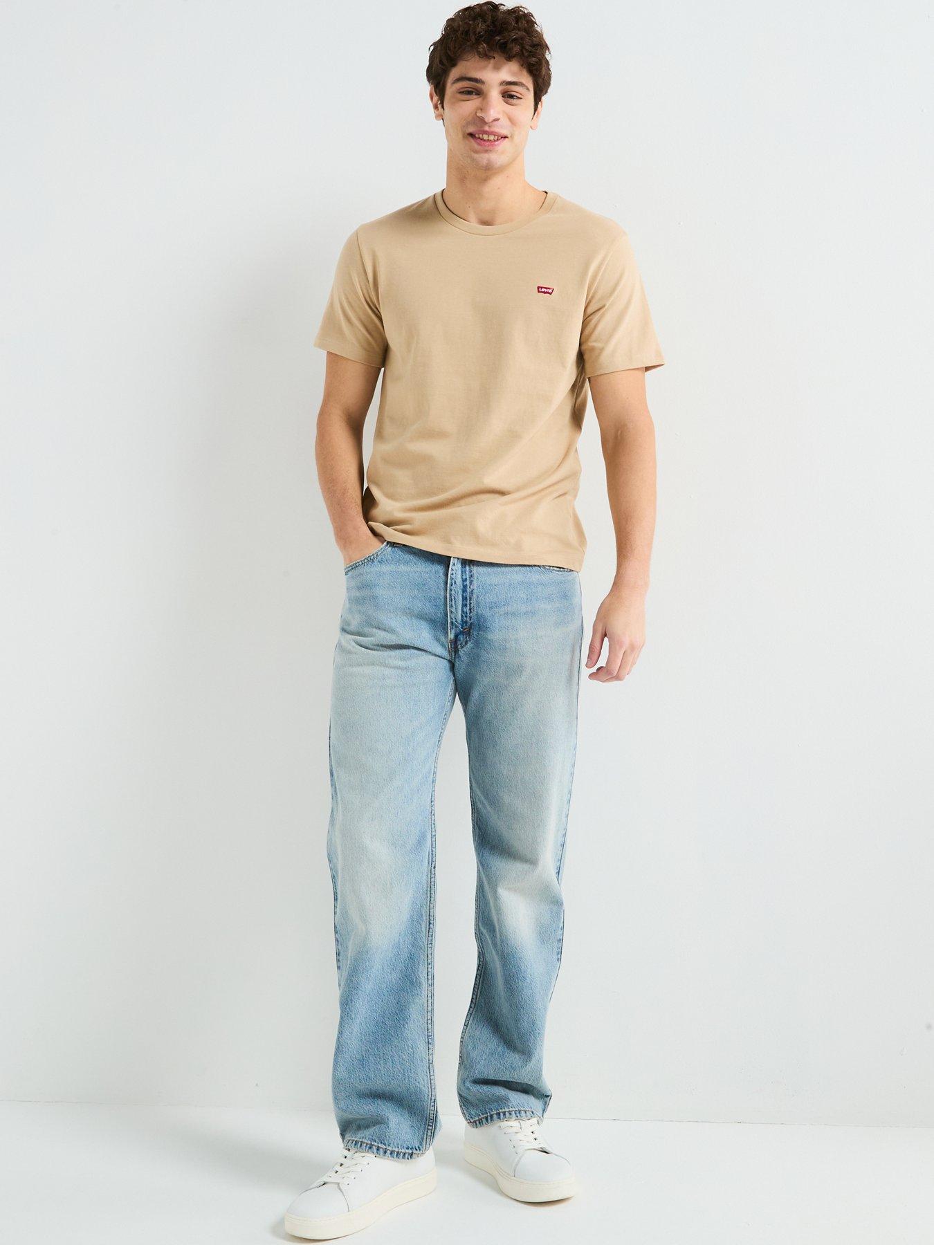 Image 6 of 6 of Levi's Short Sleeve Original Housemark Logo T-shirt- Beige