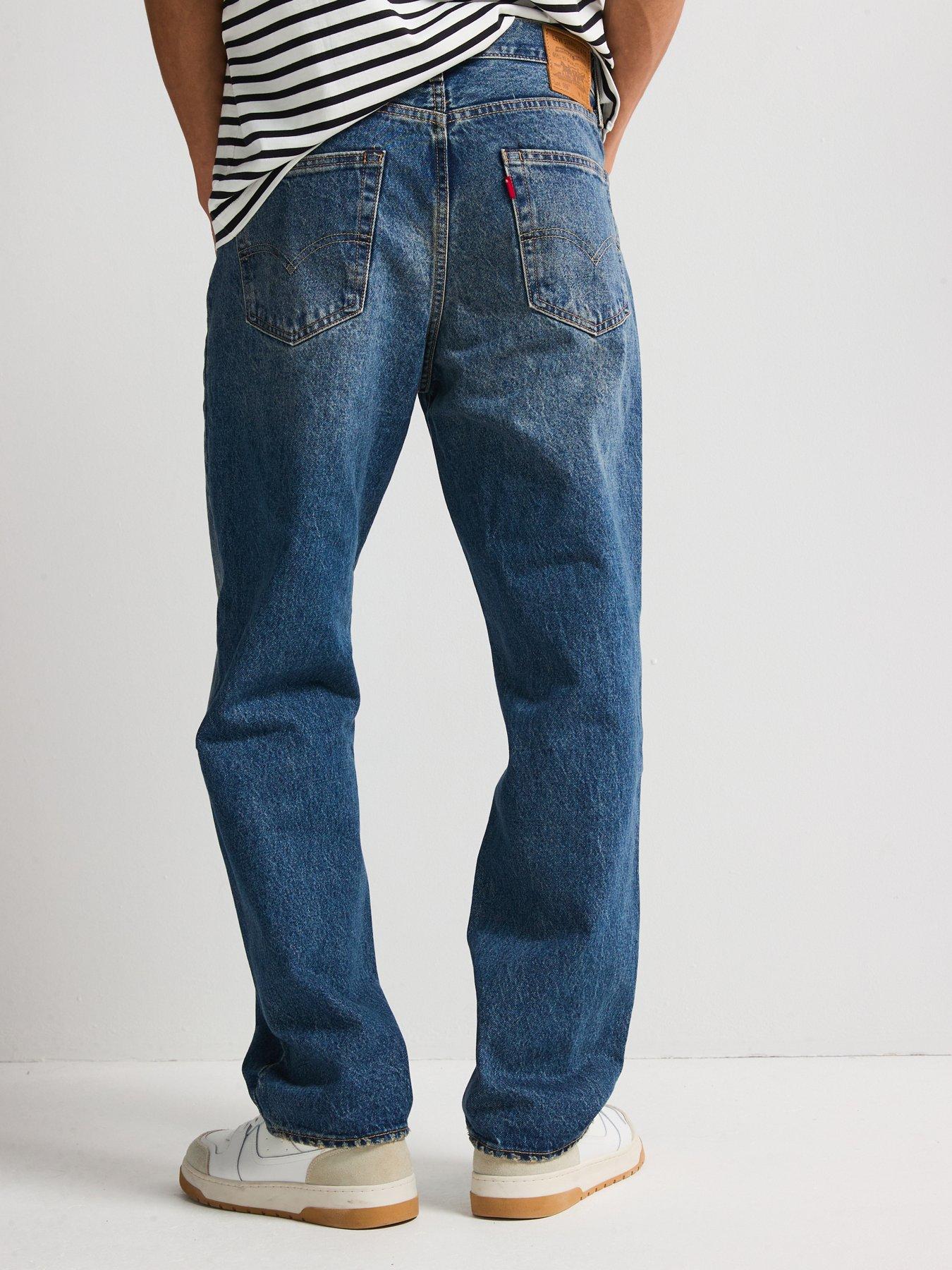 Levi's 568 Loose Straight Fit Jeans - Aisle Seat - Dark Blue