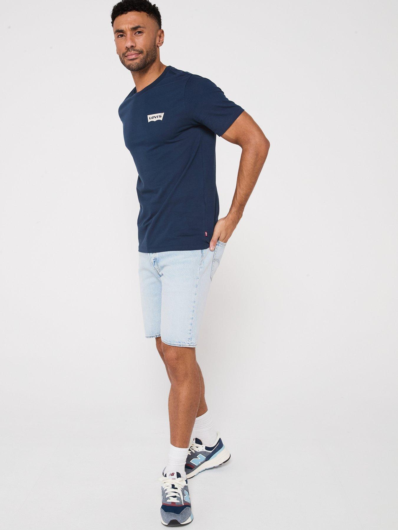 Image 3 of 5 of Levi's 501 Original Regular Fit Denim Shorts- Light Thread Ltwt- Light Blue