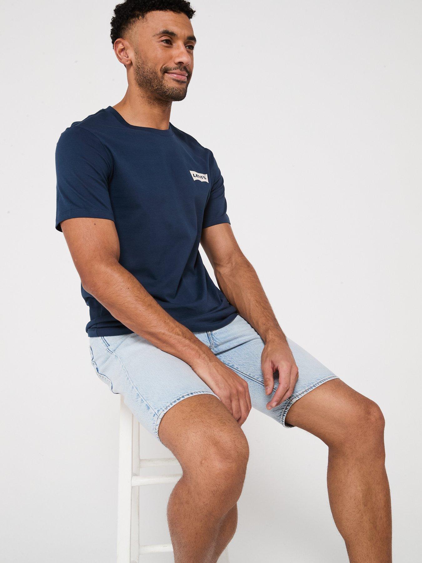 Image 4 of 5 of Levi's 501 Original Regular Fit Denim Shorts- Light Thread Ltwt- Light Blue