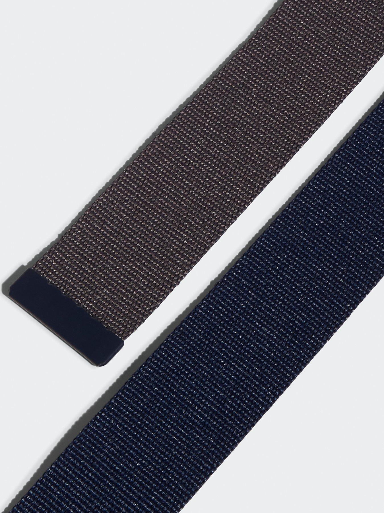  image of adidas-mens-golf-reversible-web-belt-navy