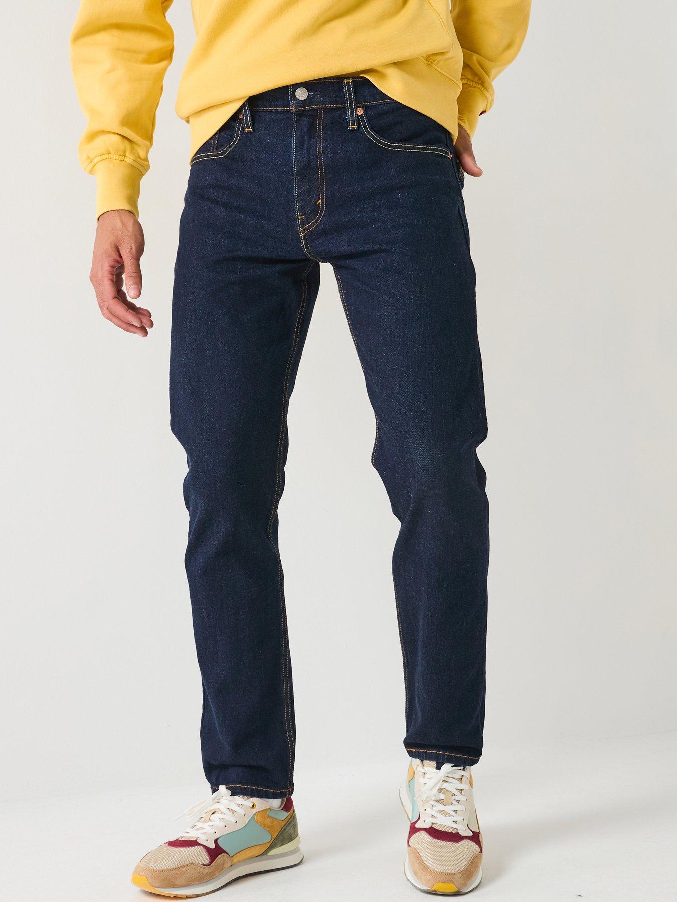  image of levis-502-tapered-fit-jeans-ama-rinsey-blue