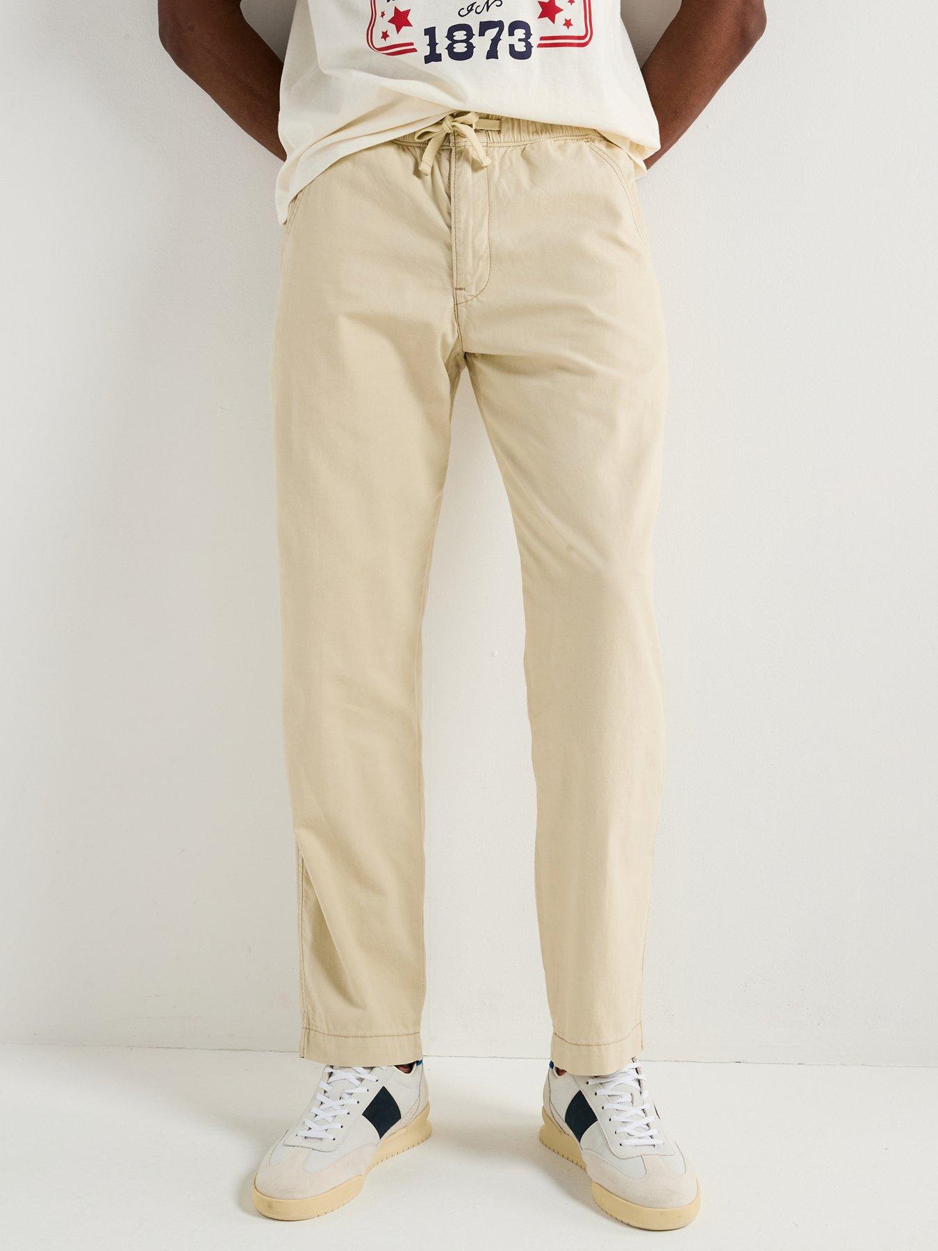 levis-levis-xx-easy-relax-tapered-fit-cotton-linen-trousers--beige