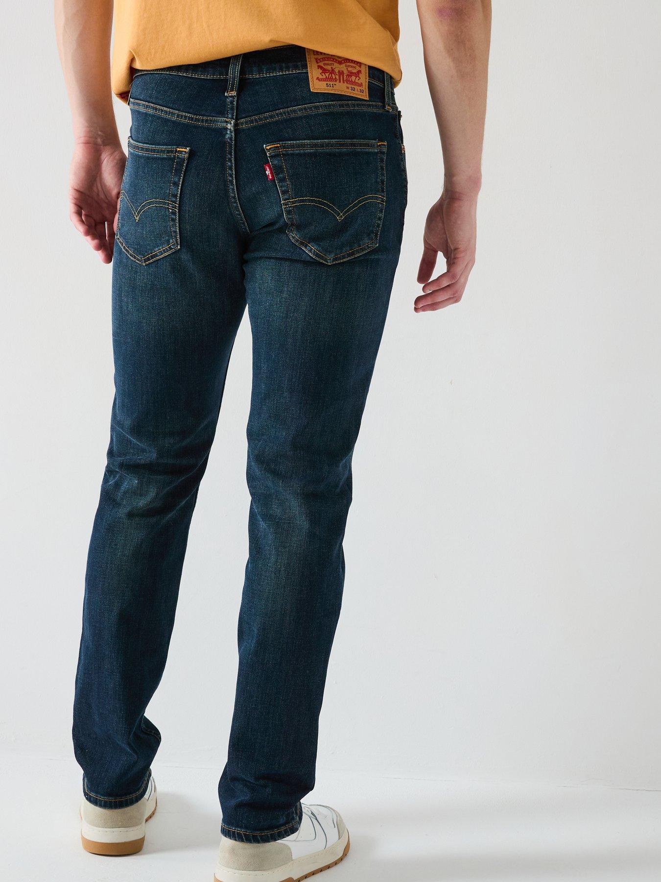 Image 2 of 5 of Levi's 511 Slim Fit Jeans Dark Indigo - Worn In - Dark Blue