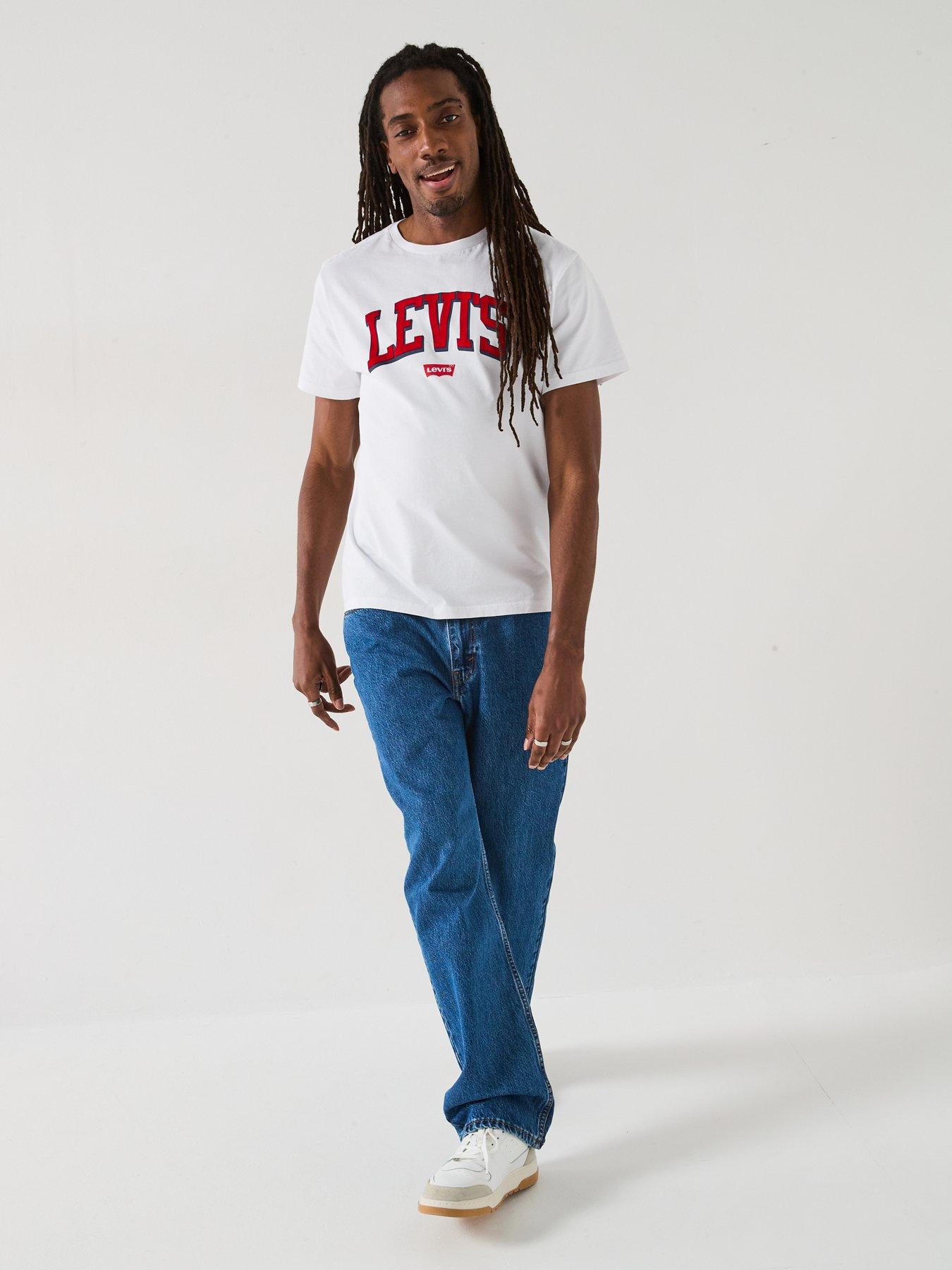  image of levis-relaxed-fit-varsity-short-sleeve-t-shirt--white