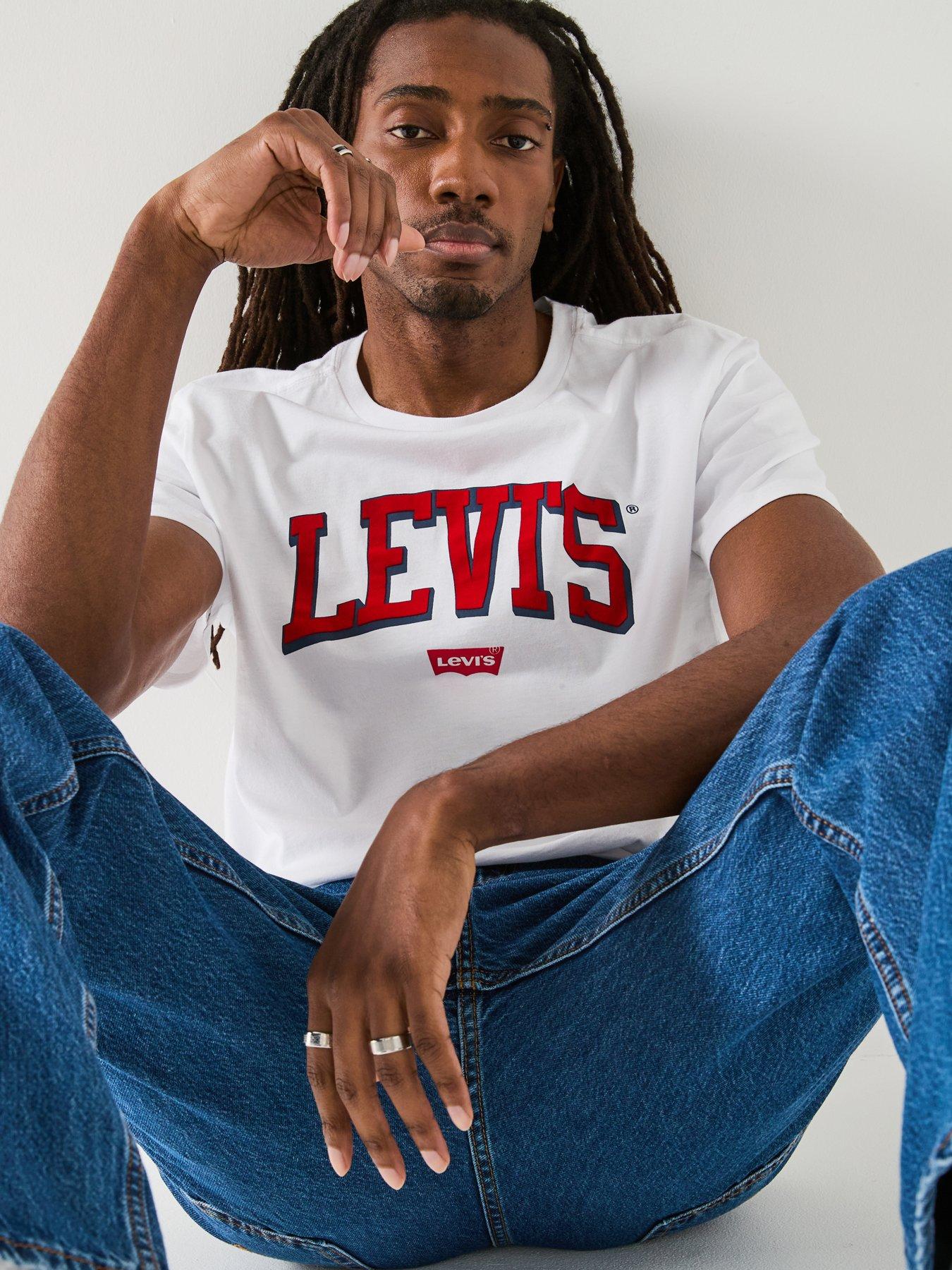  image of levis-relaxed-fit-varsity-short-sleeve-t-shirt--white