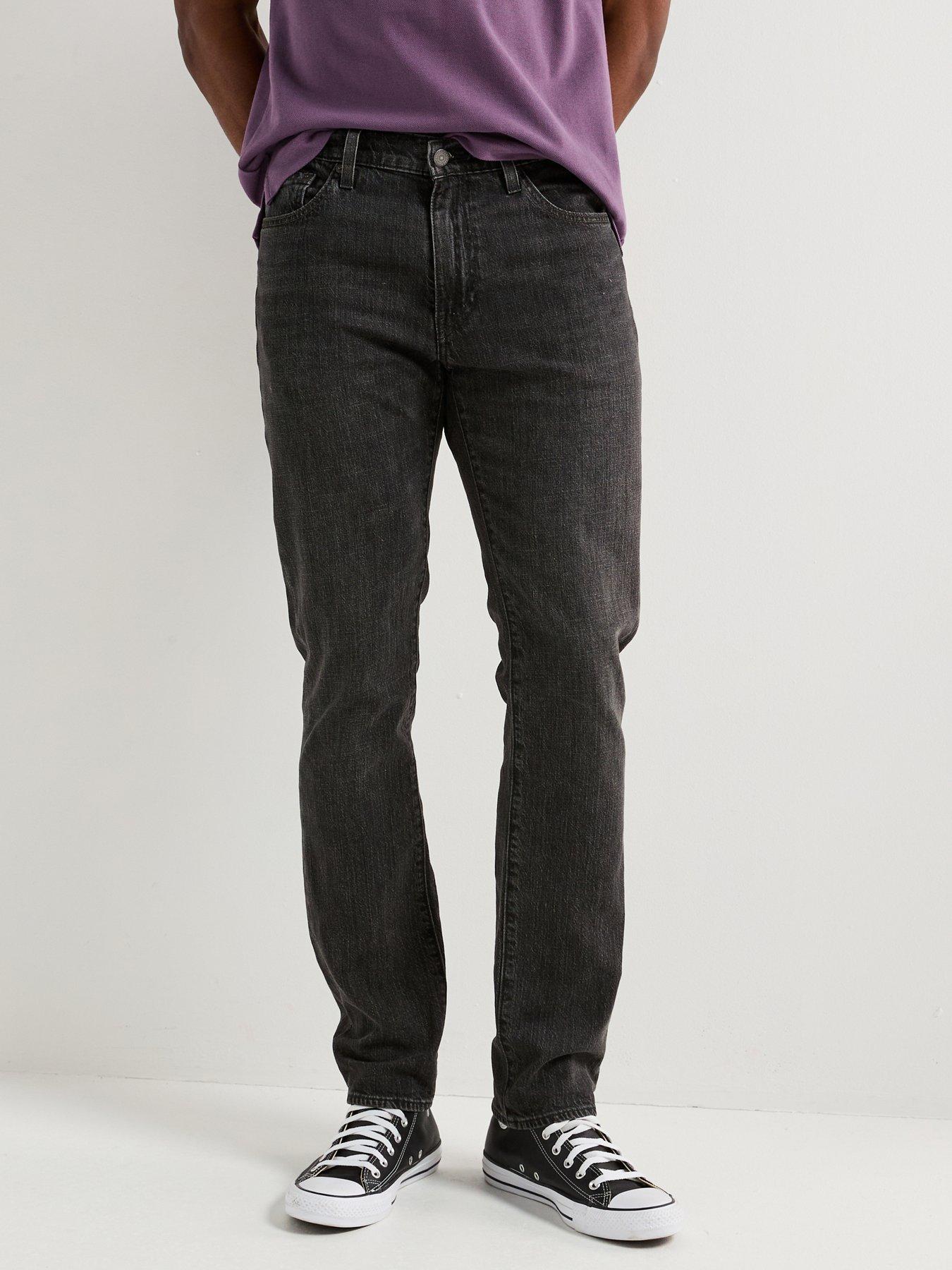 undefined Levis 511T Slim Fit Linen+ Denim Jeans - Winner Takes It All - Black
