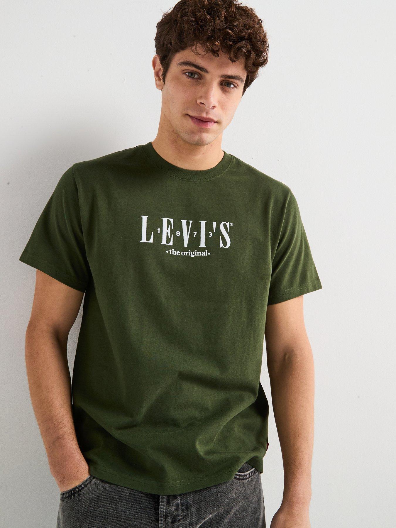 levis-relaxed-fit-short-sleeve-t-shirt--dark-green
