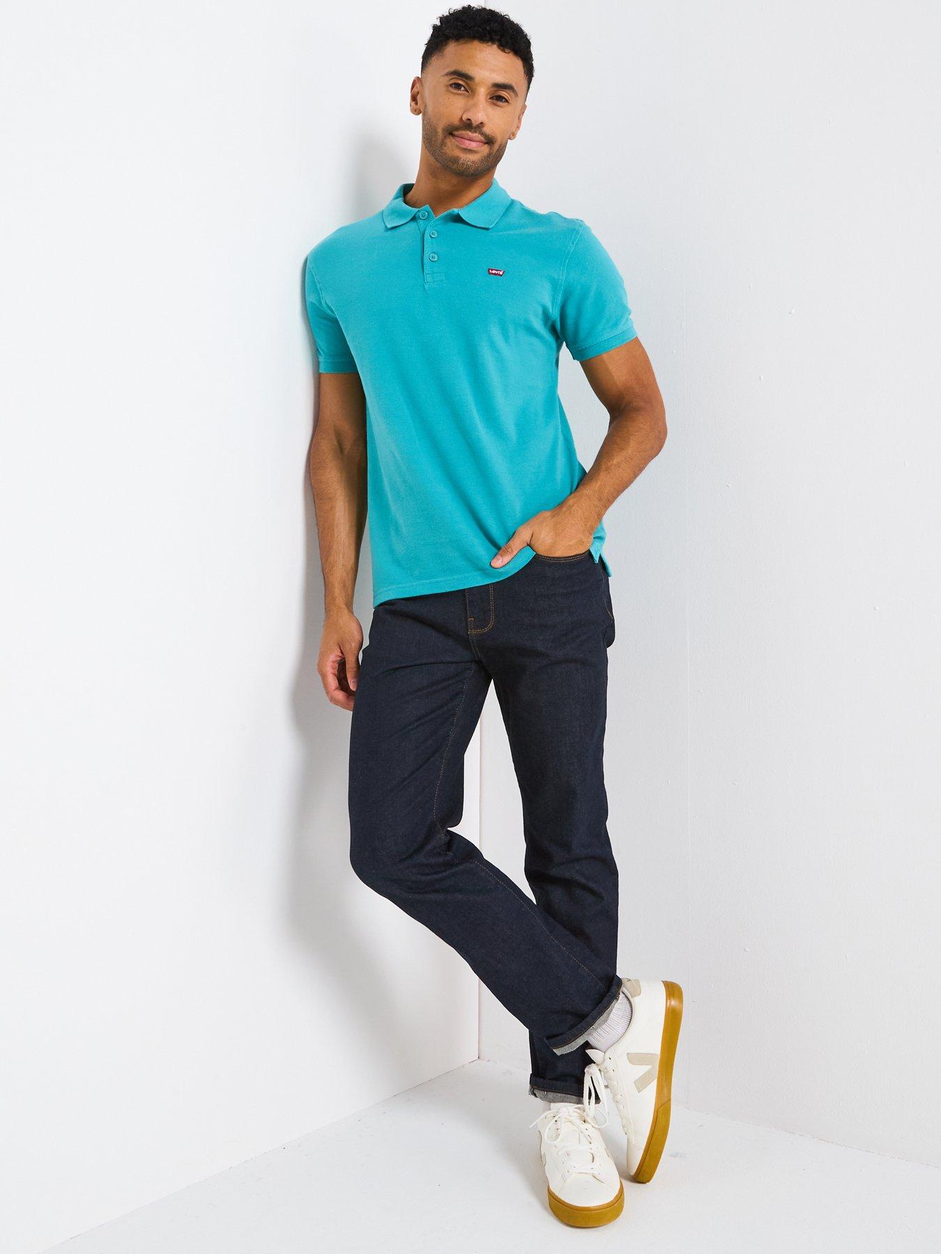 Image 3 of 4 of Levi's Levis Housemark Polo Shirt- Blue