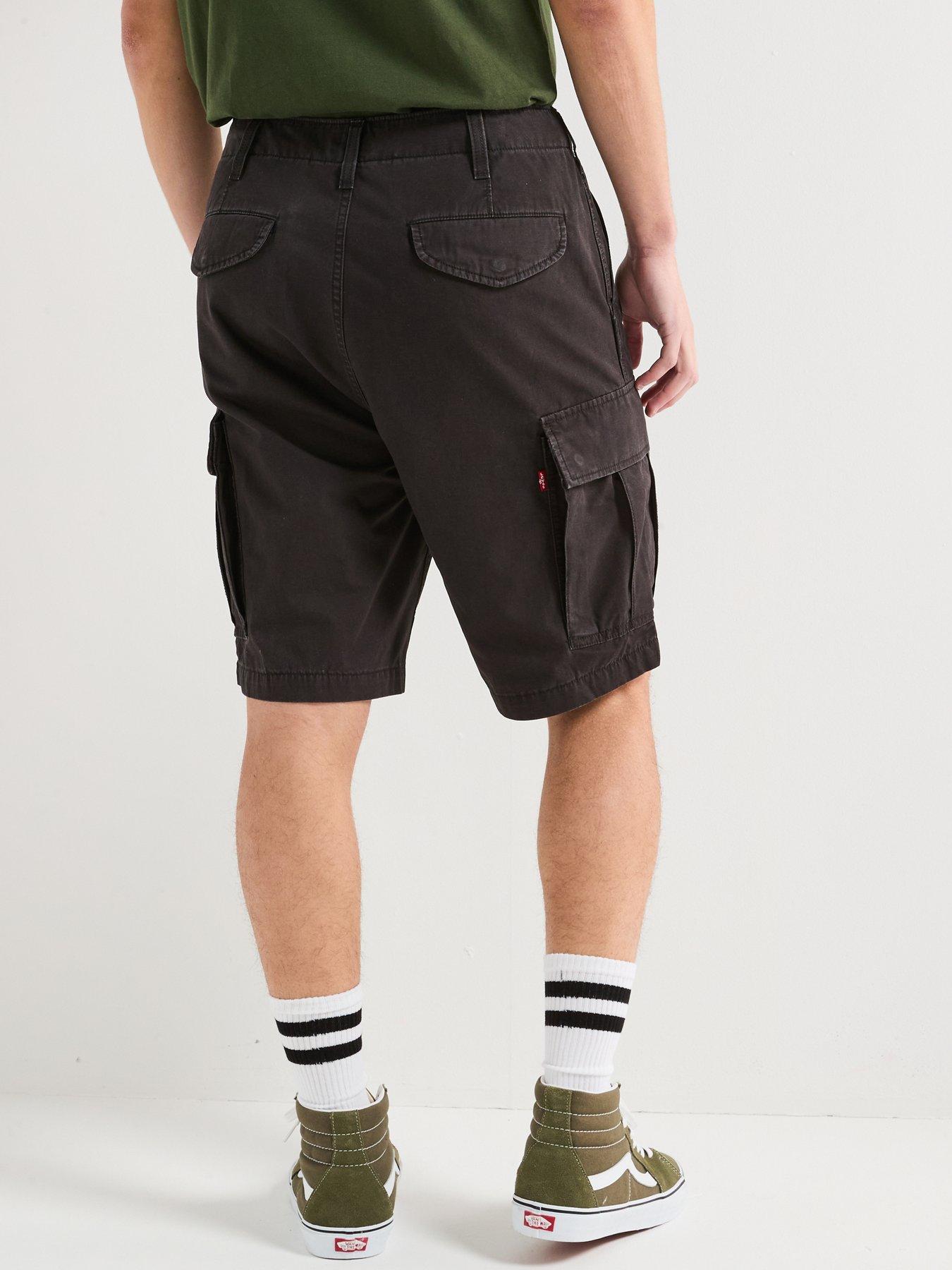 image of levis-carrier-cargo-shorts--black