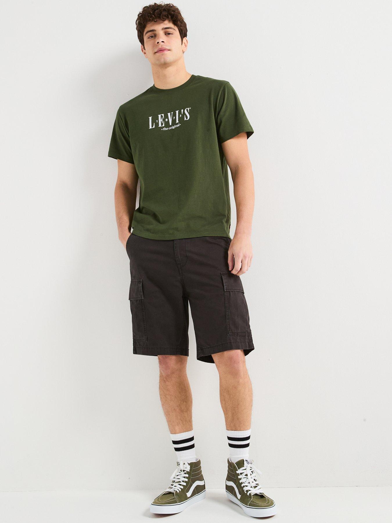  image of levis-carrier-cargo-shorts--black