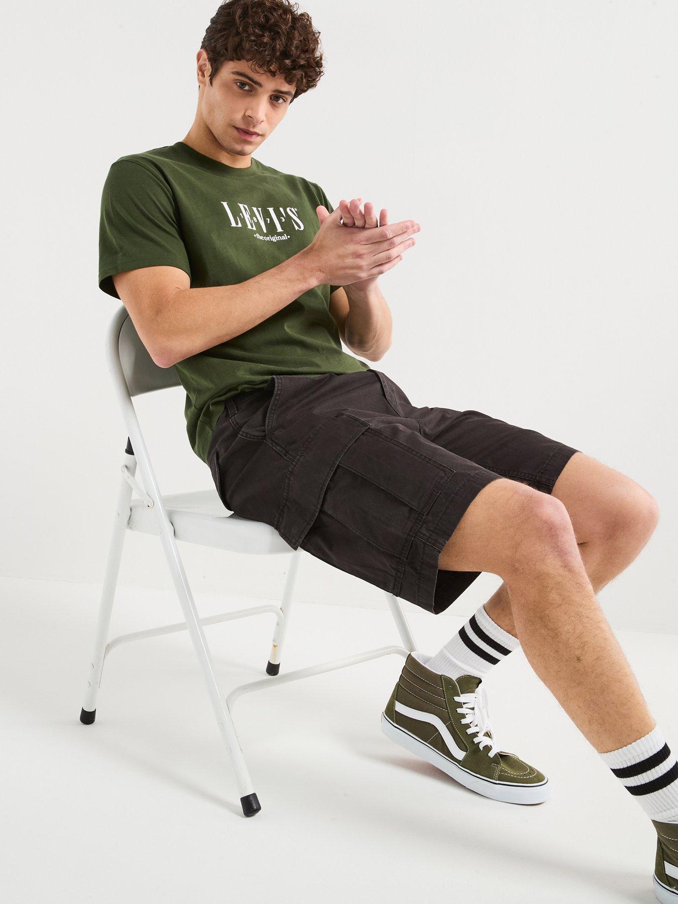  image of levis-carrier-cargo-shorts--black