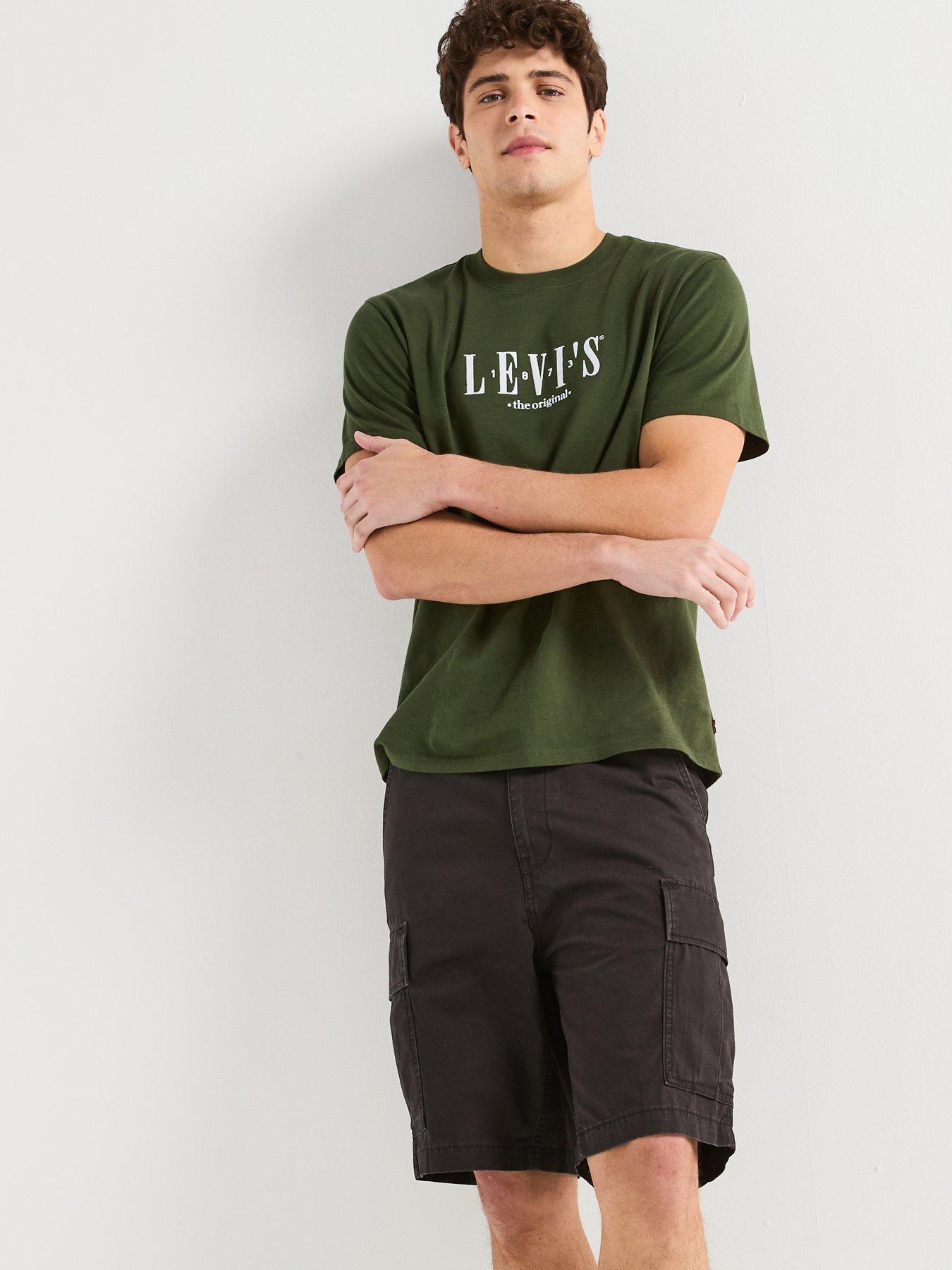  image of levis-carrier-cargo-shorts--black