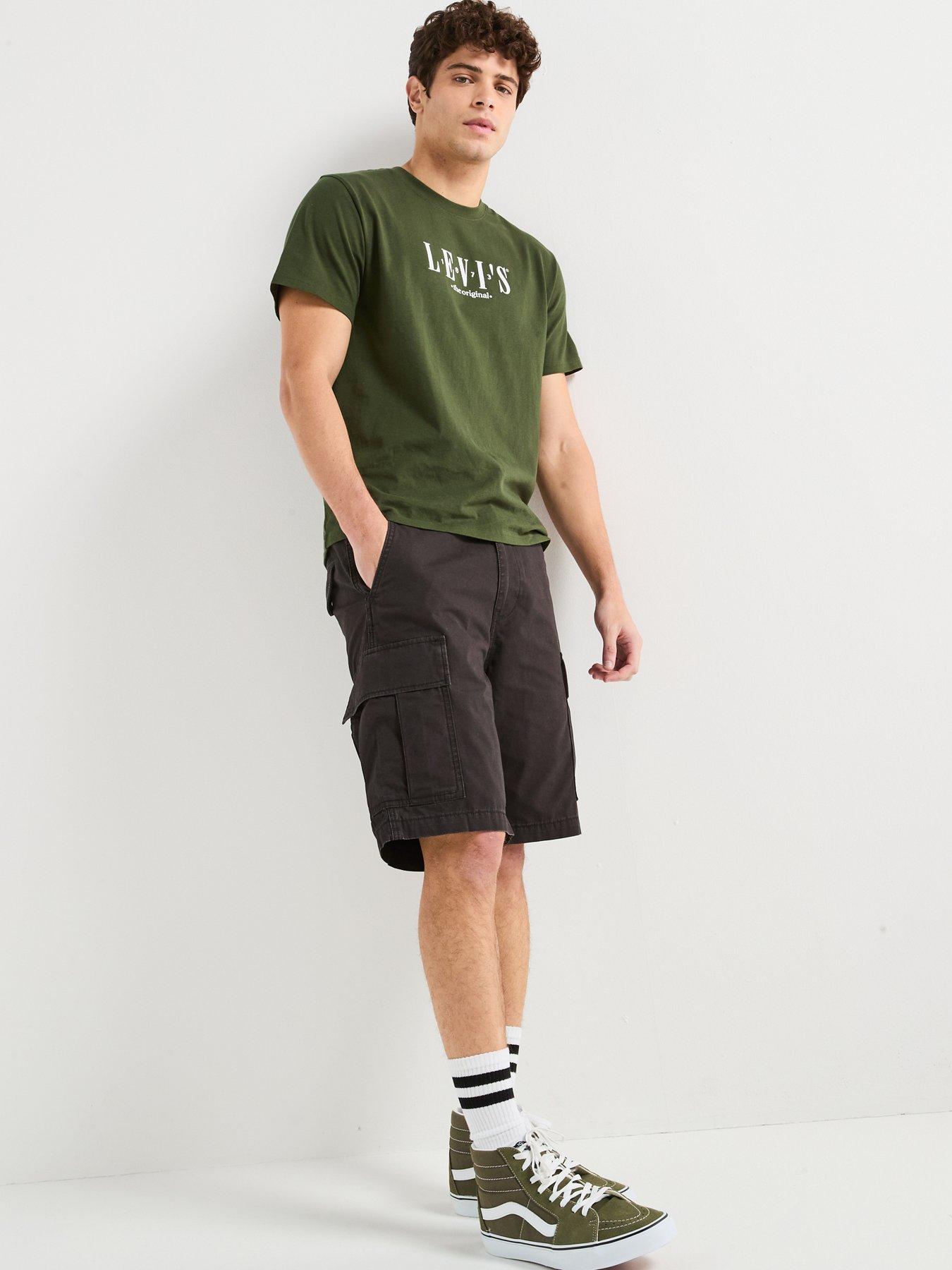  image of levis-carrier-cargo-shorts--black