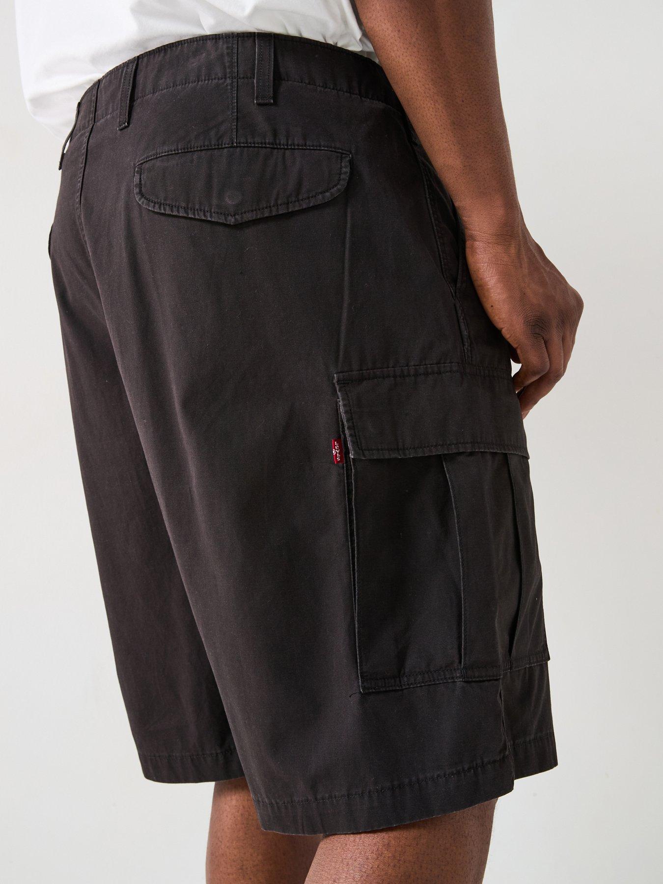  image of levis-big-amp-tall-carrier-cargo-shorts-black