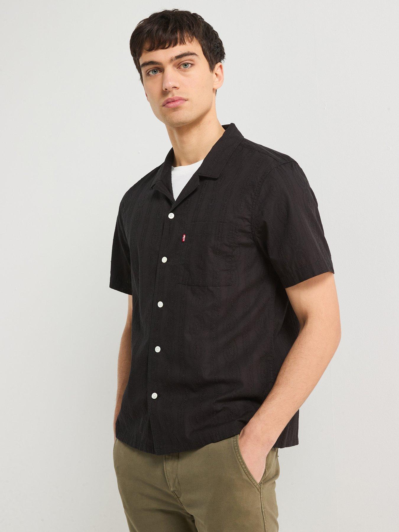  image of levis-sunset-short-sleeve-shirt--black