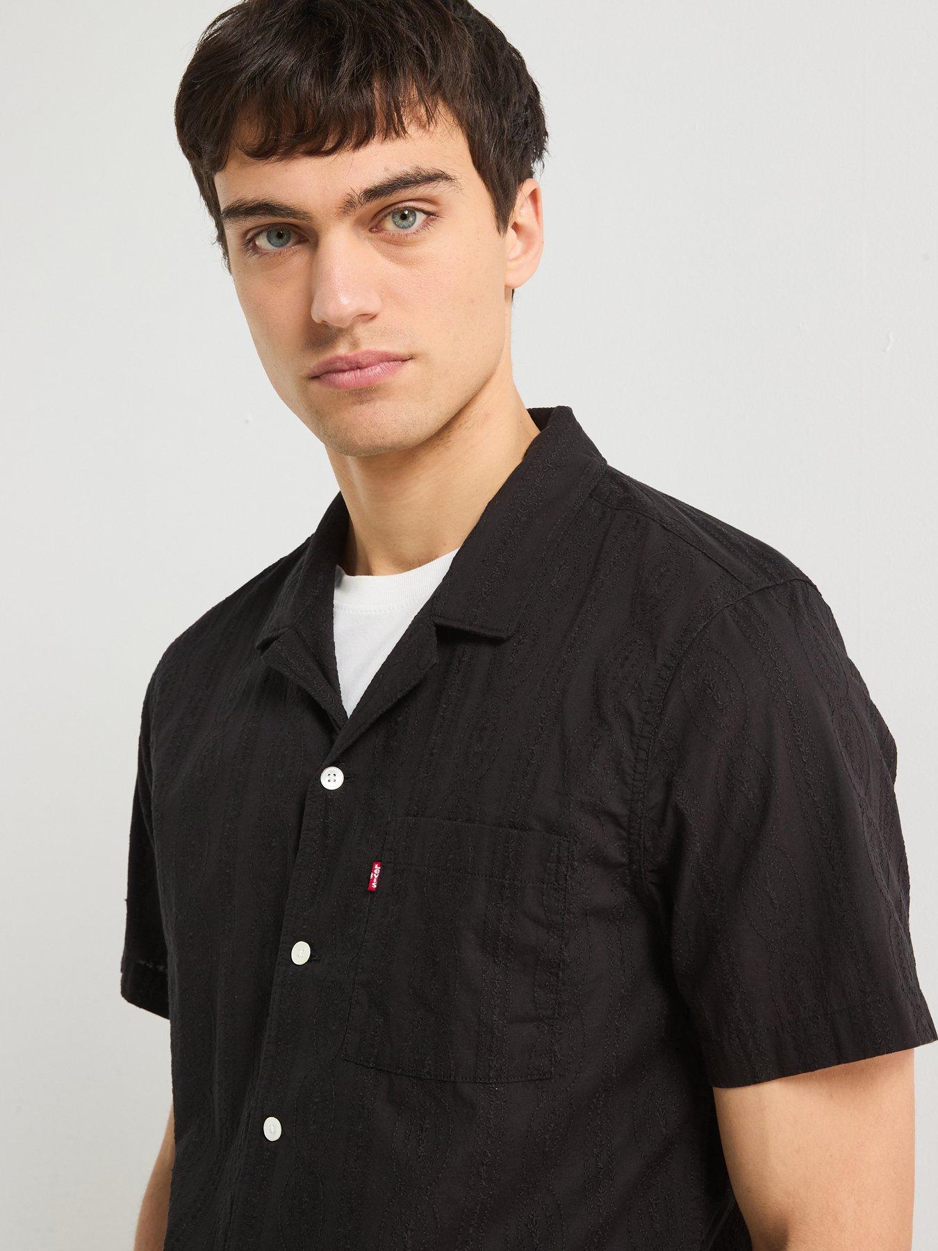  image of levis-sunset-short-sleeve-shirt--black