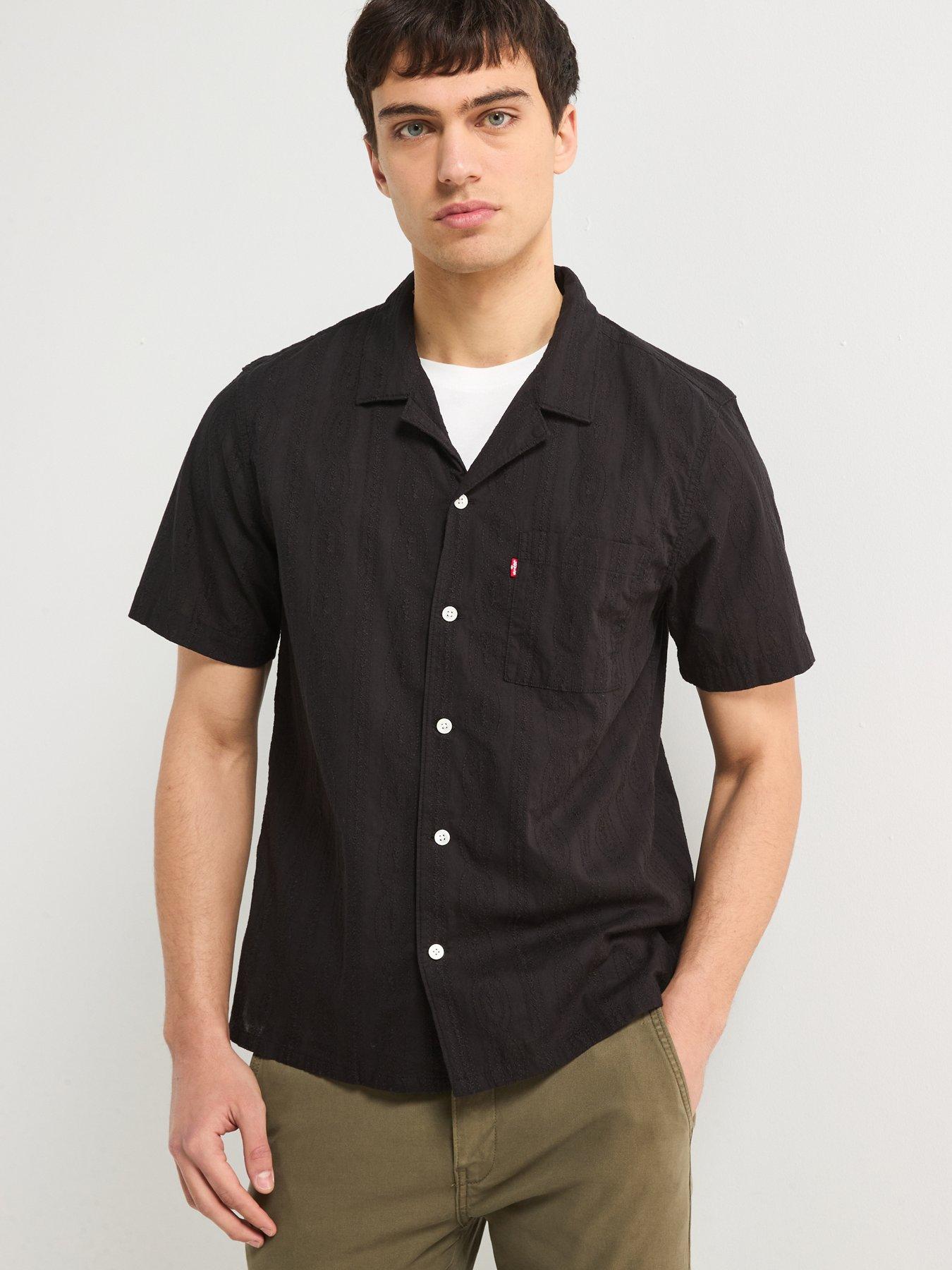  image of levis-sunset-short-sleeve-shirt--black
