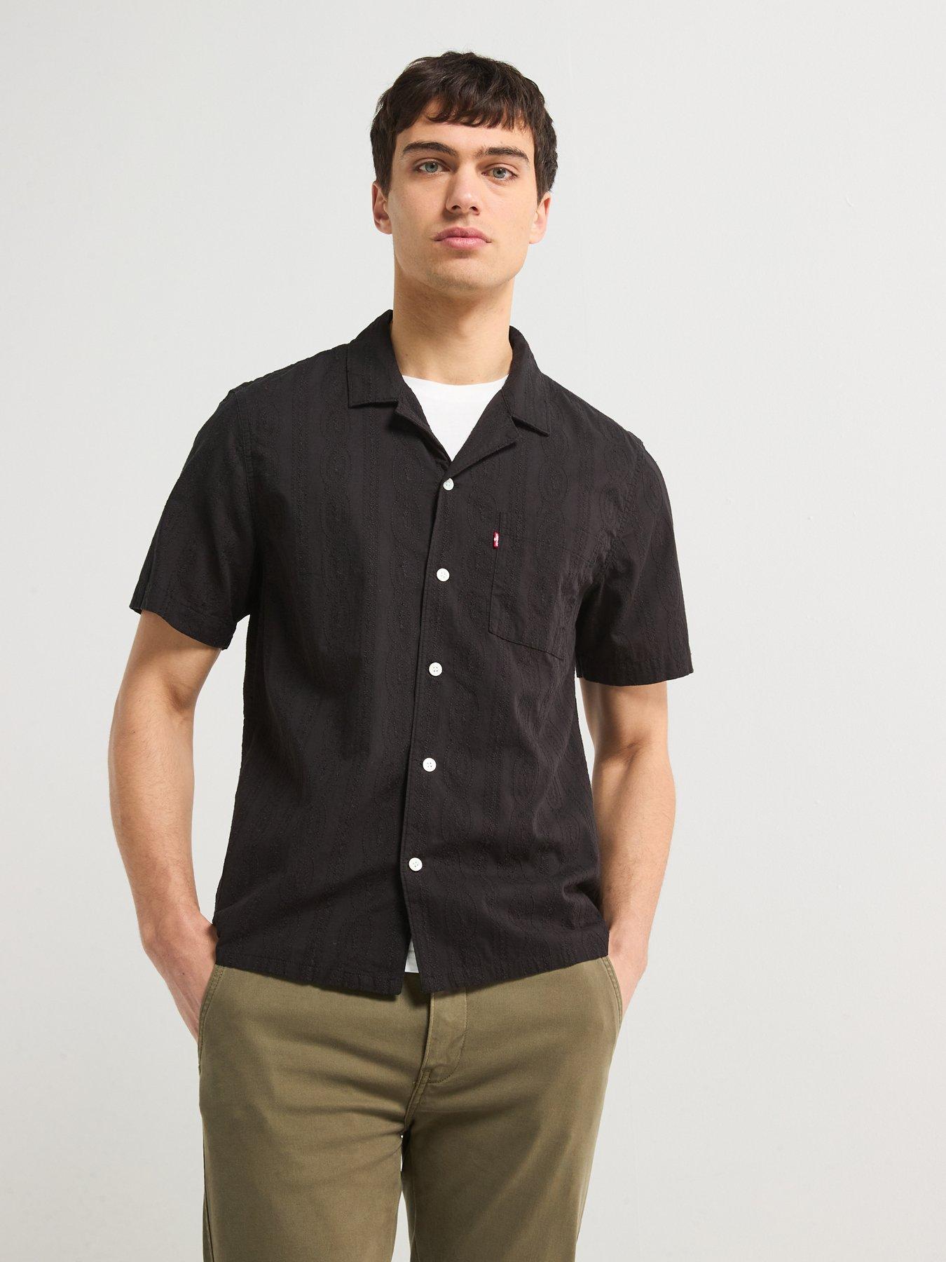  image of levis-sunset-short-sleeve-shirt--black