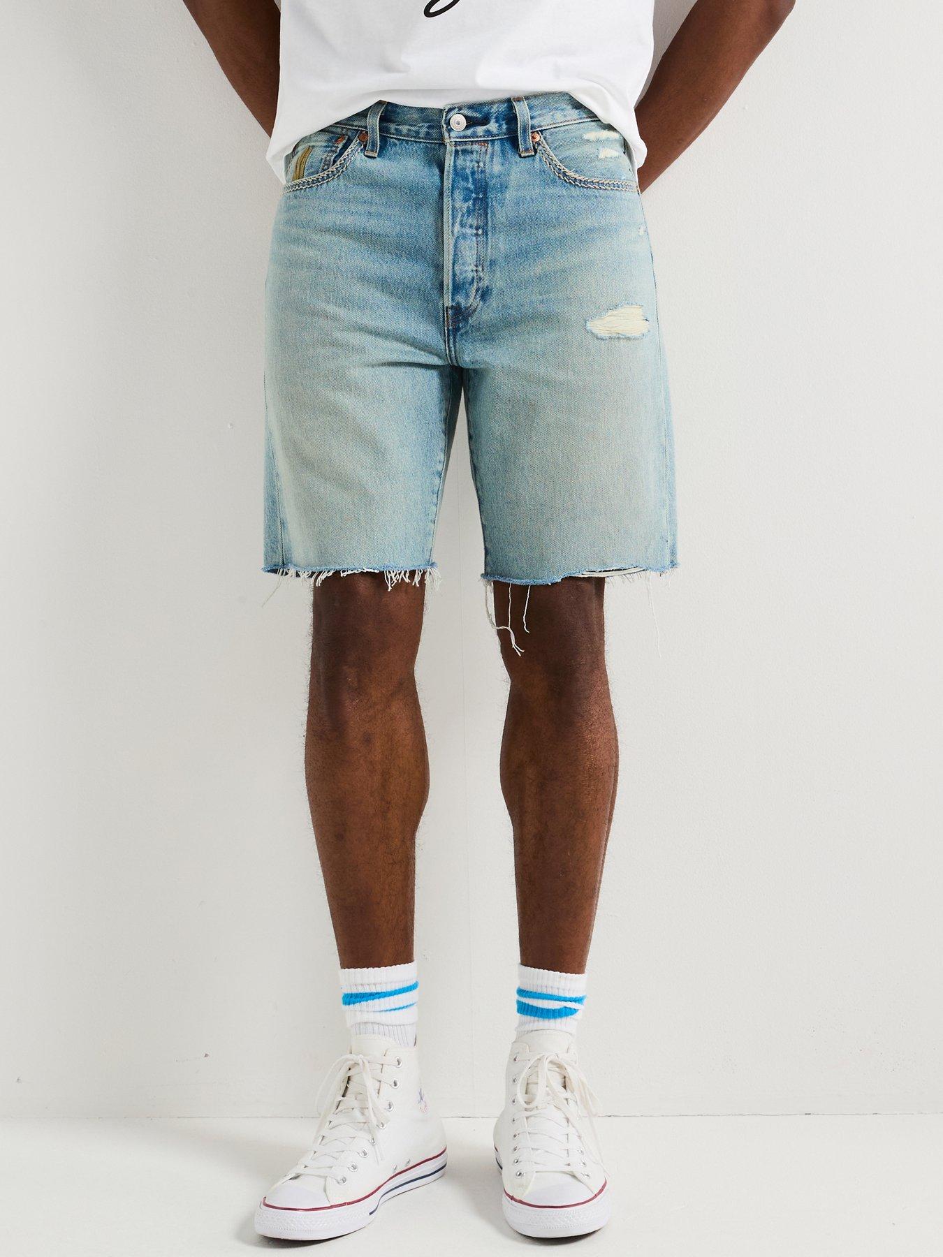 Levi's 501 Original Regular Fit Denim Shorts- Save The Date Dx- Blue
