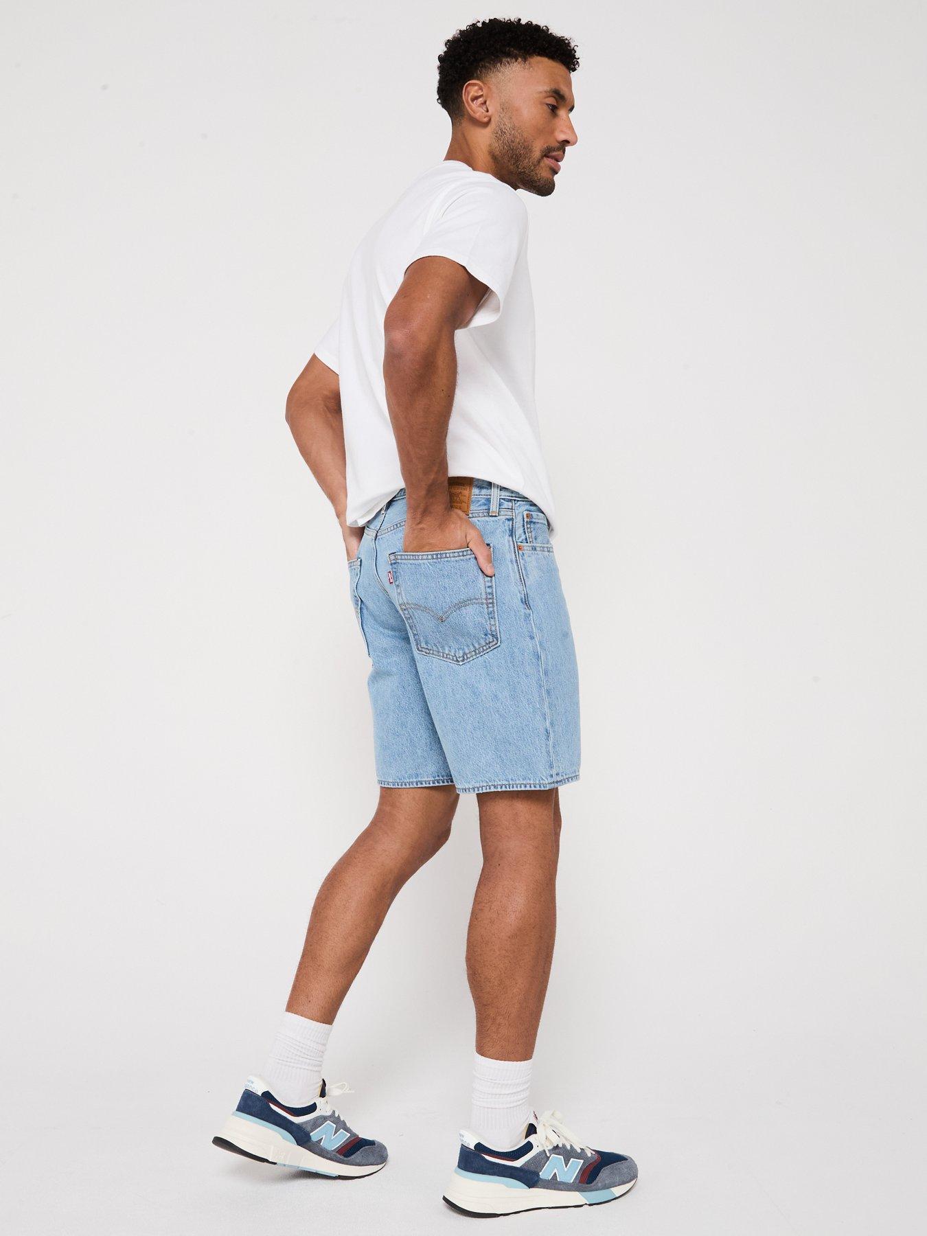 Levi's 405 Standard Shorts Denim Korte Broek Mannen, Stone