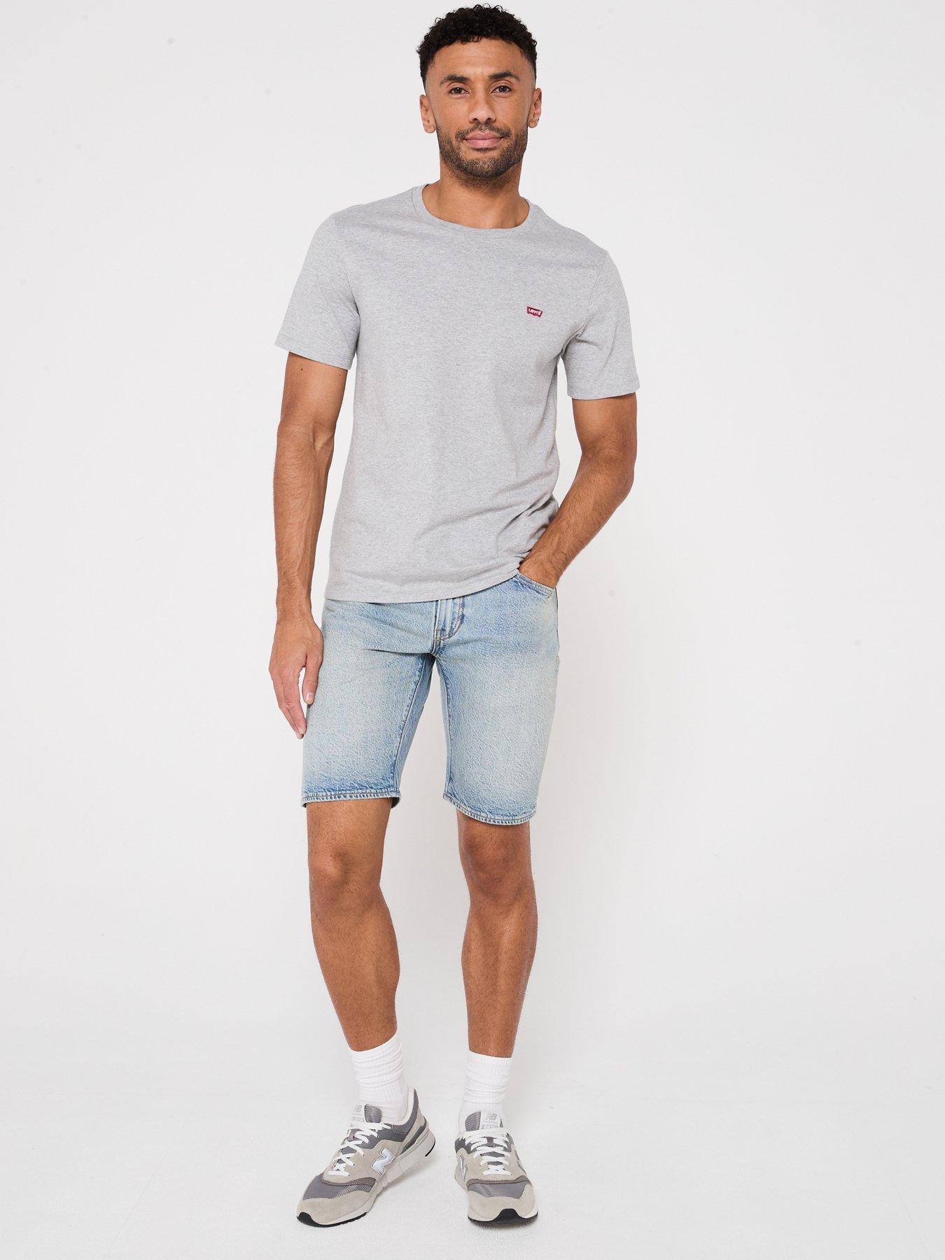  image of levis-468-loose-fit-denim-shorts--blue