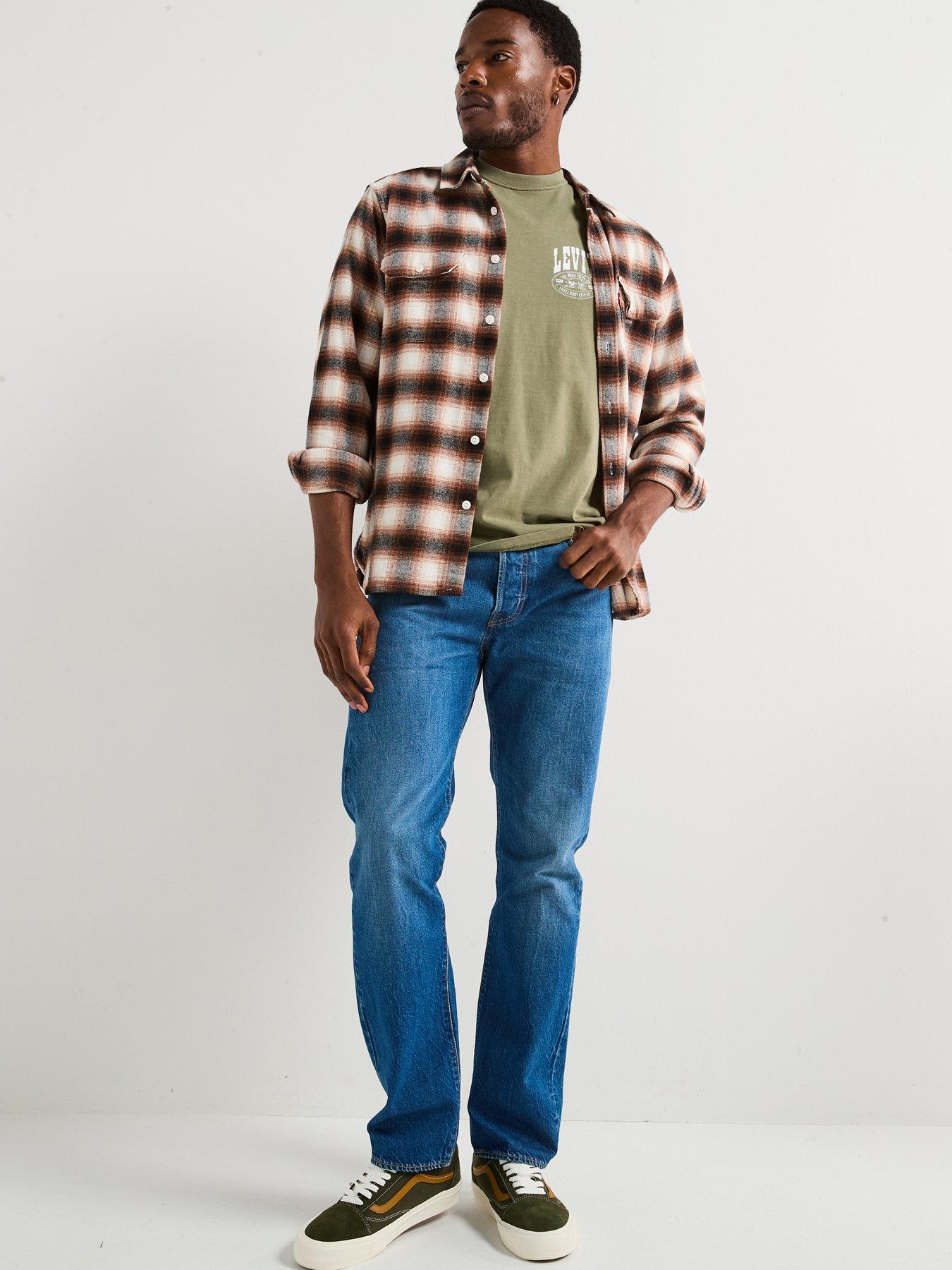  image of levis-western-backhit-graphic-t-shirt--khaki