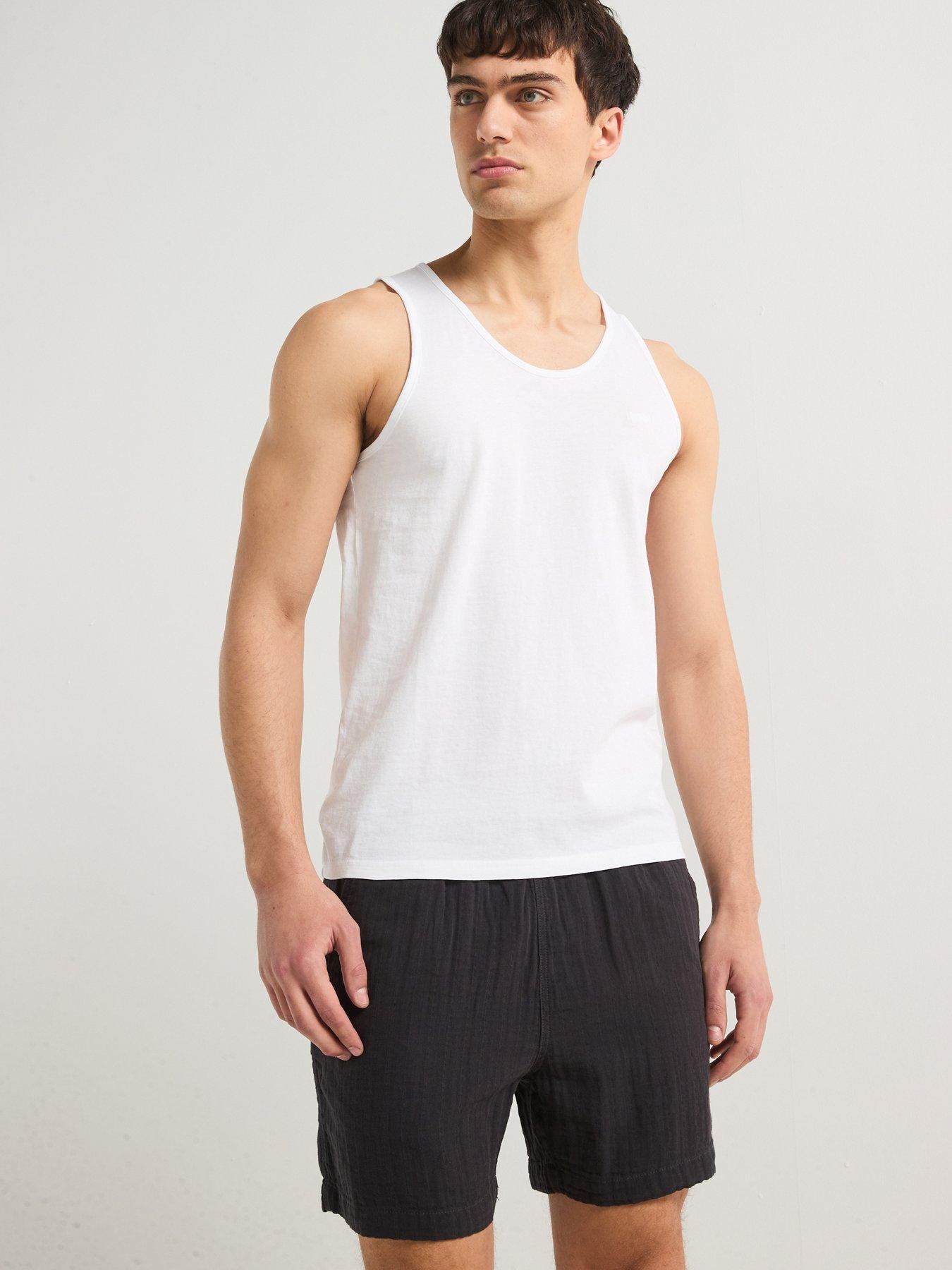  image of levis-housemark-logo-vest-white
